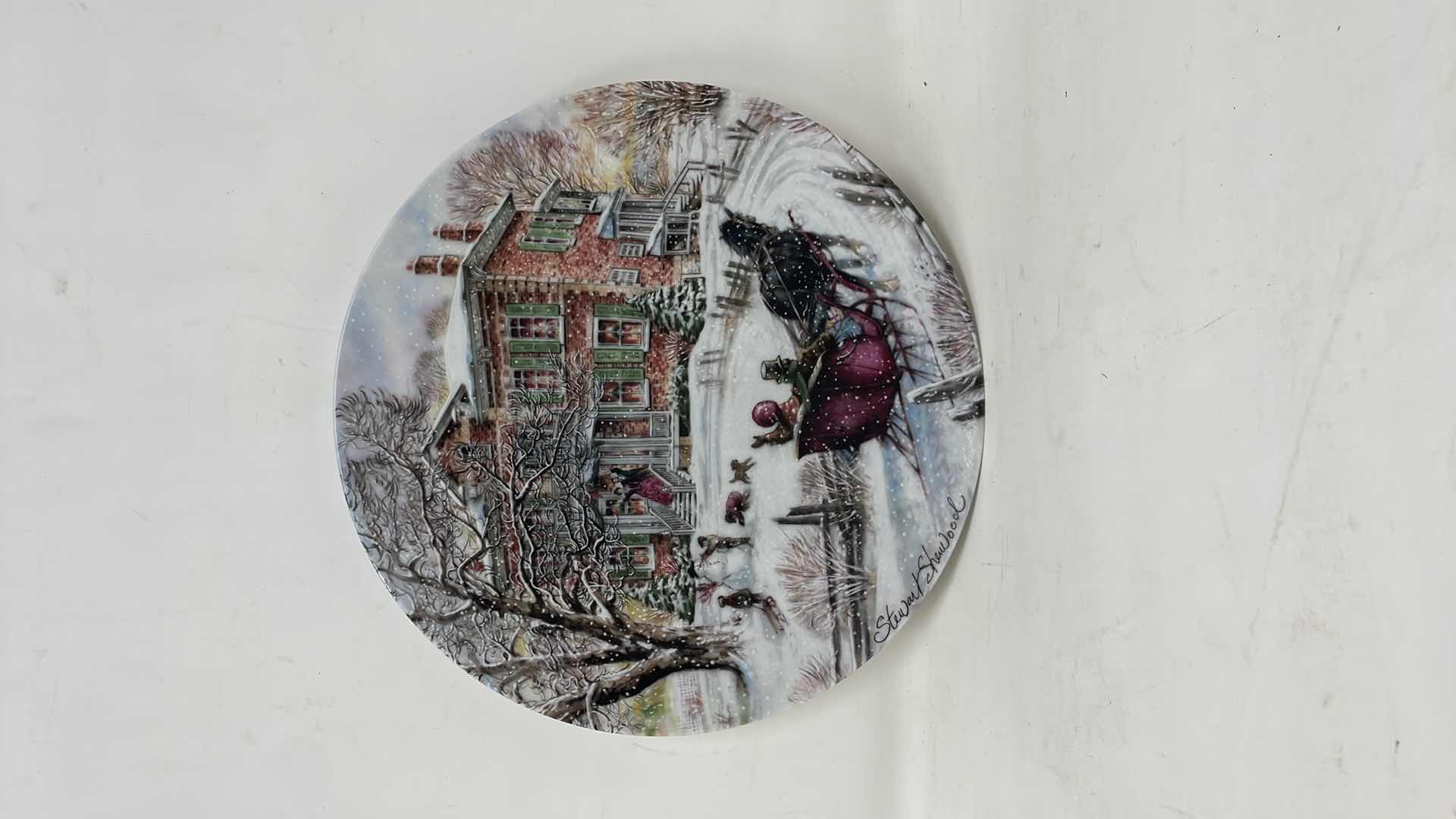 Photo 1 of "COMING HOME" COLLECTOR PLATE BY STEWART SHERWOOD WITH CERTIFICATE