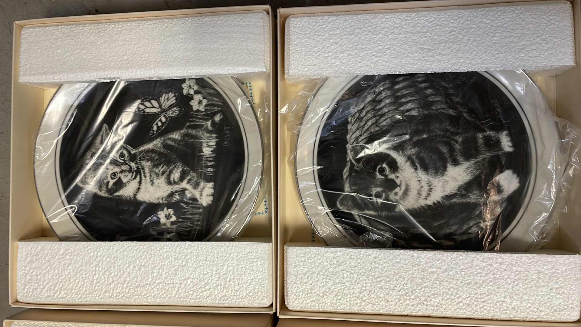 Photo 1 of KITTENS WORLD BY DROGUETT SET OF SIX(6) COLLECTORS PLATES VTG~ ART NUMBER 17309