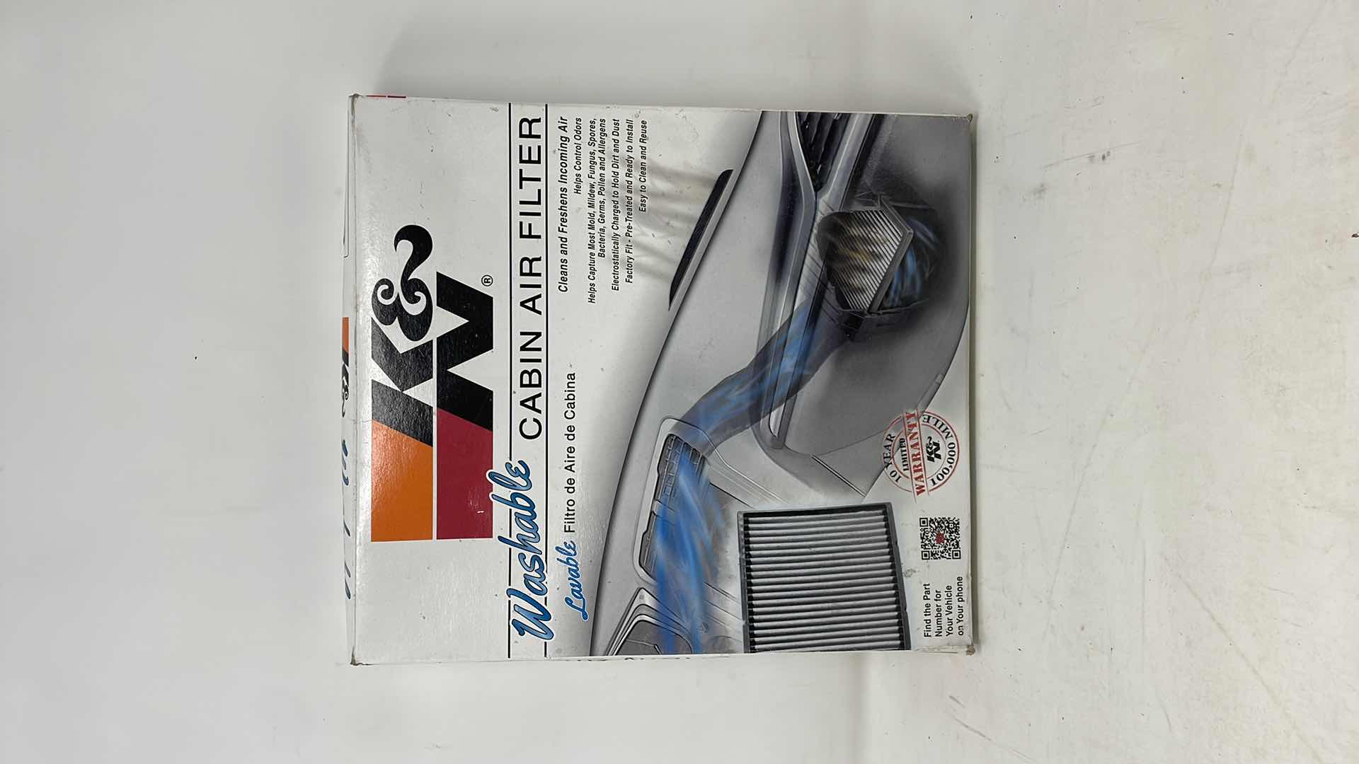 Photo 1 of K&N WASHABLE CABIN AIR FILTER VF3018