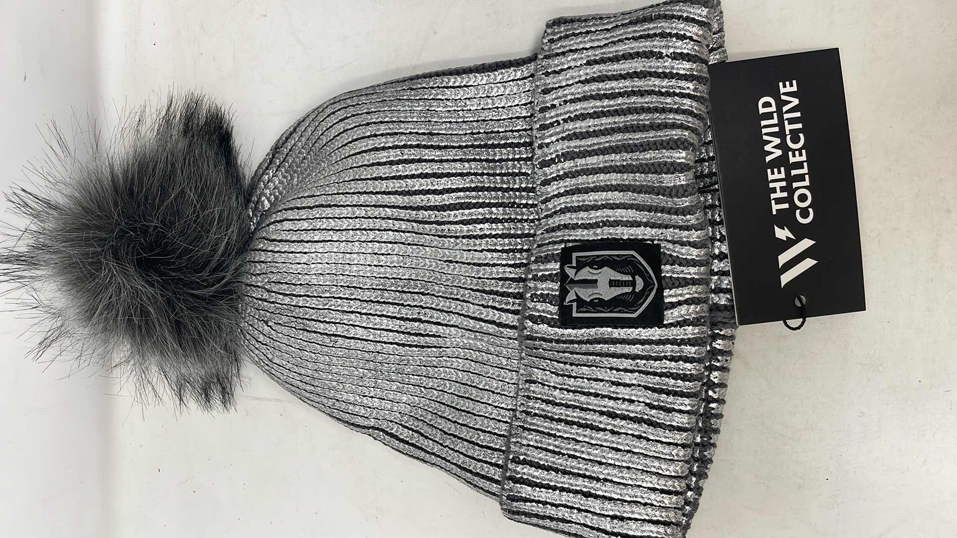 Photo 1 of HENDERSON SILVER KNIGHTS SNAP BACK ZEPHYR LACER COLLECTION HAT AND SILVER AND BLACK POM BEANIE NEW