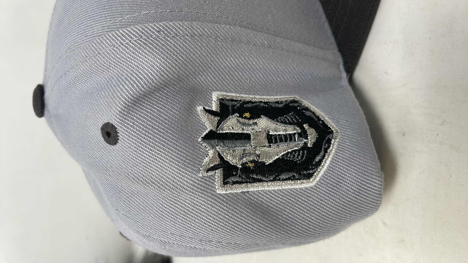 Photo 1 of HENDERSON SILVER KNIGHTS SNAP BACK ZEPHYR LACER COLLECTION HAT AND SILVER AND BLACK POM BEANIE NEW