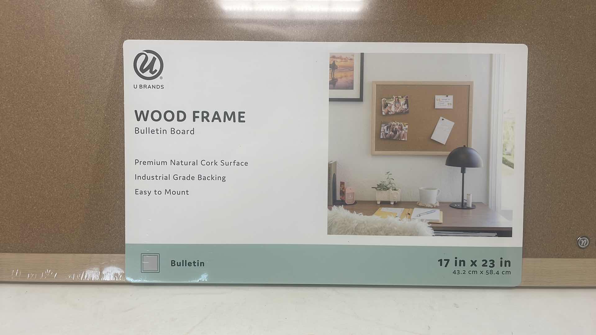 Photo 1 of WOOD FRAME BULLETIN BOARD 2-17”x23”