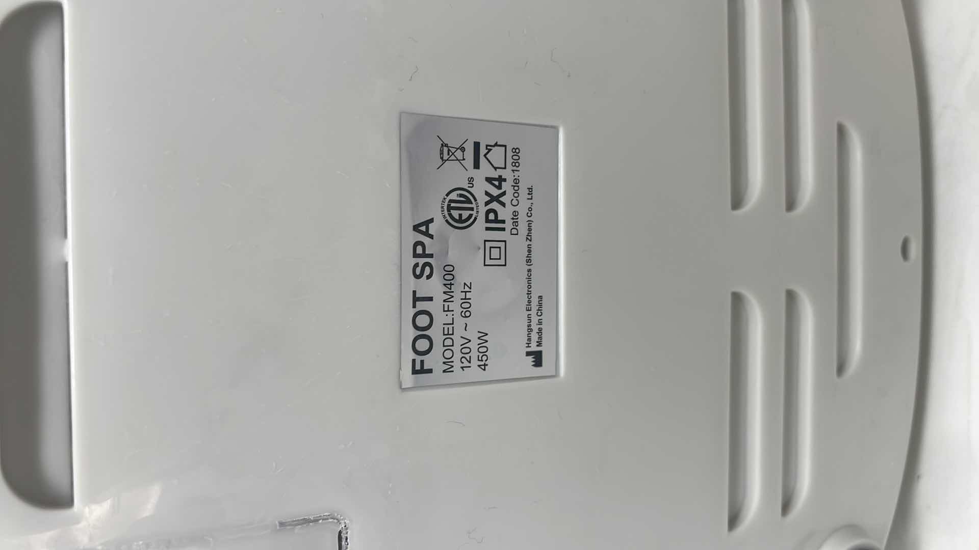 Photo 1 of HANGSUN FOOT SPA FM400 FOOT SPA BATH MASSAGER & JET W/ HEAT