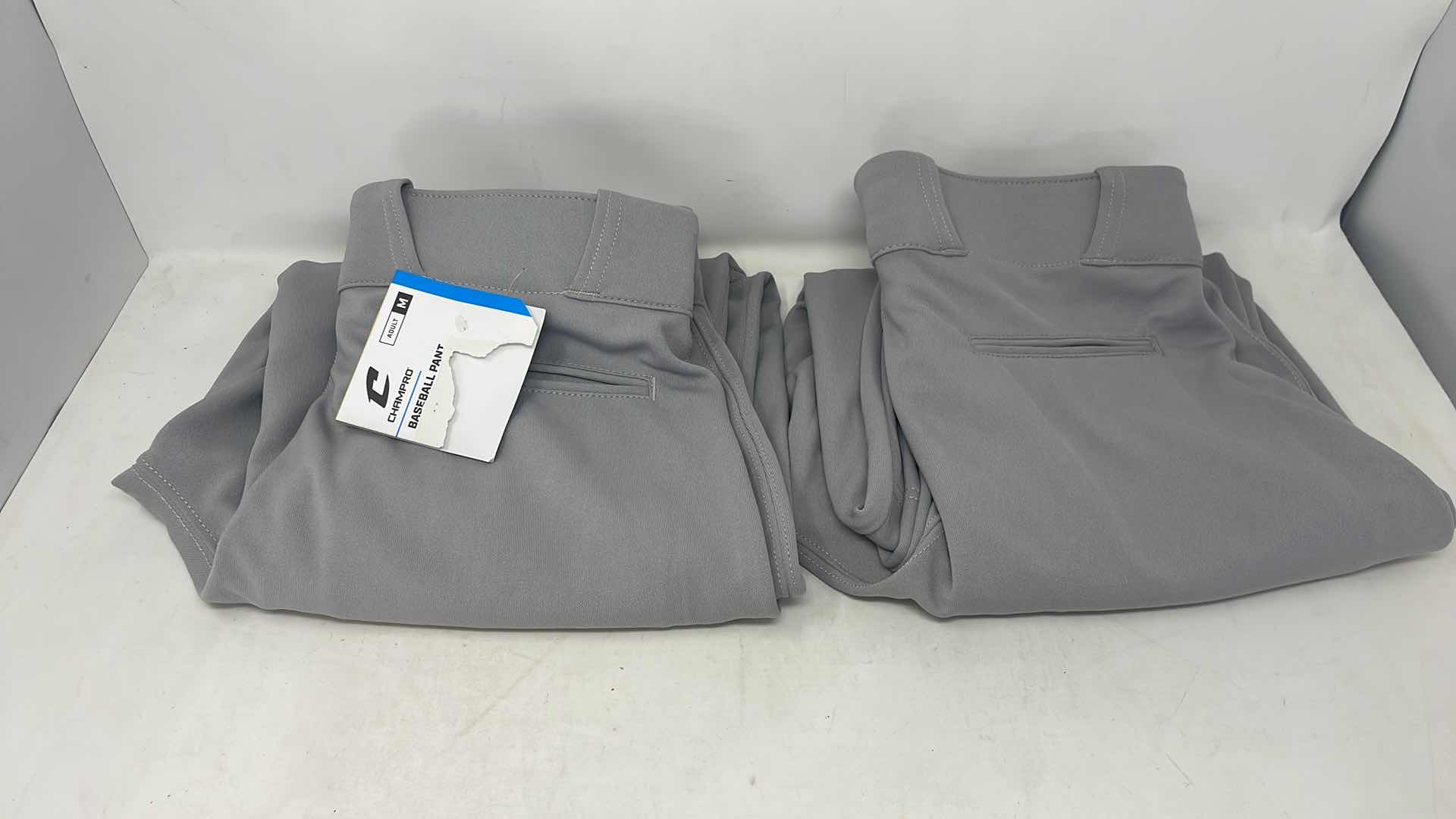 Photo 1 of CHAMPRO BASEBALL PANTS MENS ADULT MEDIUM GRAY (2)