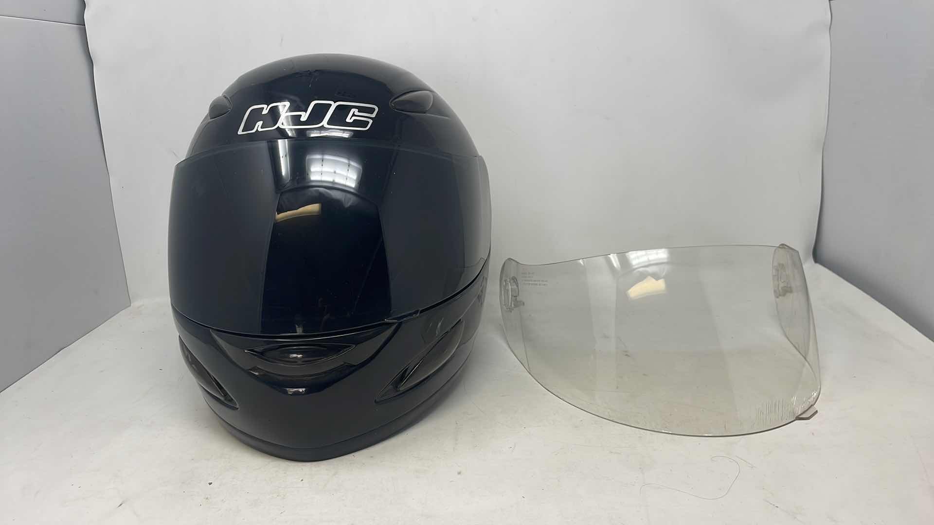 Photo 1 of HJC FULL FACE HELMET WITH CLEAR LENSE SIZE SMALL
