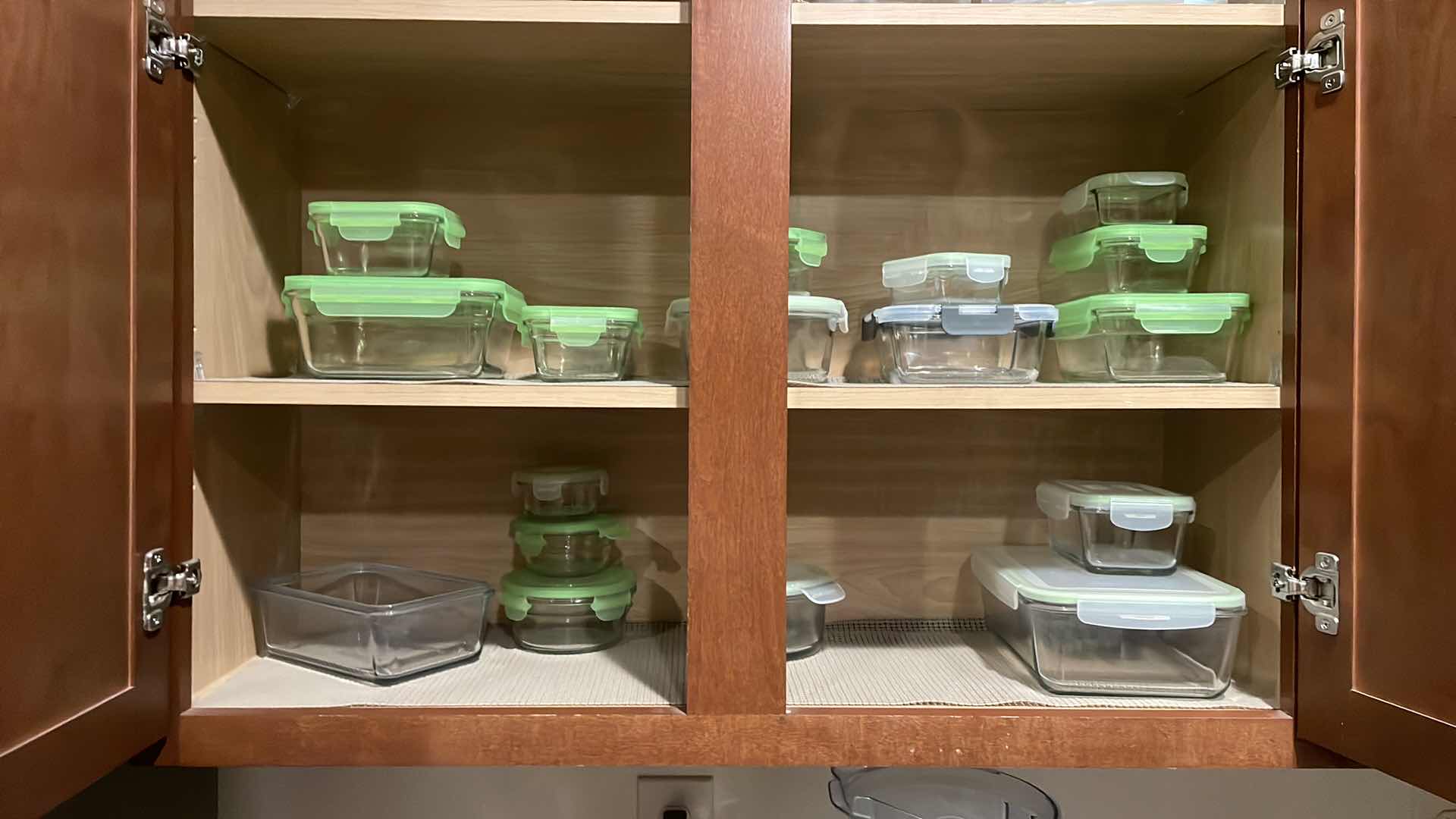 Photo 1 of CONTENTS ON SHELVES GLASS STORAGE CONTAINER