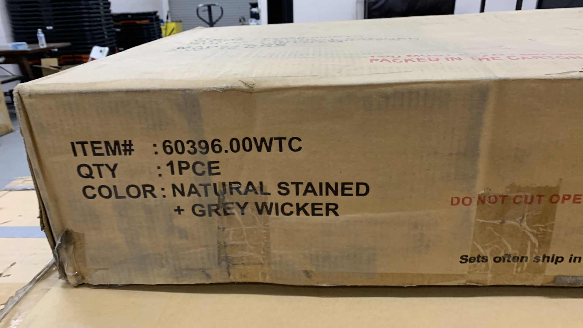 Photo 1 of MARCIA OUTDOOR WOOD AND WICKER LOVESEAT 