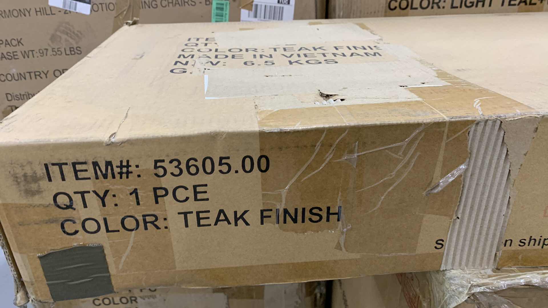 Photo 1 of NOBLE HOUSE DEBORAH FOLDABLE TEAK FINISH OUTDOOR PATIO BAR STOOL