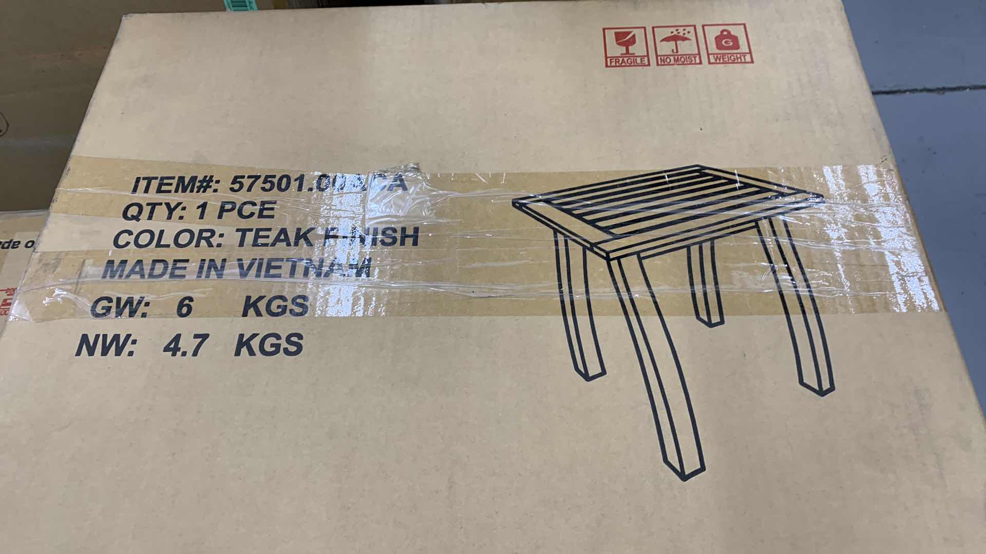 Photo 4 of GDF STUDIO SADIE OUTDOOR ACACIA WOOD ACCENT TABLE, TEAK FINISH 