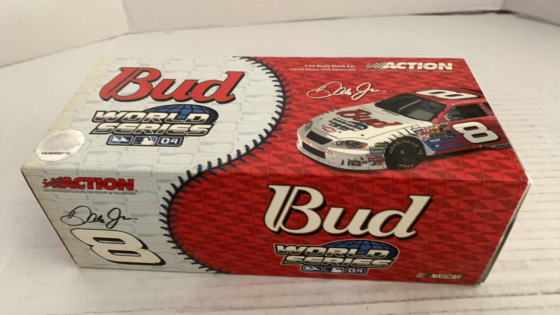 Photo 1 of NASCAR ACTION COLLECTIBLE DALE EARNHARDT JUNIOR NUMBER 8 BUDWEISER MLB WORLD SERIES 1/900