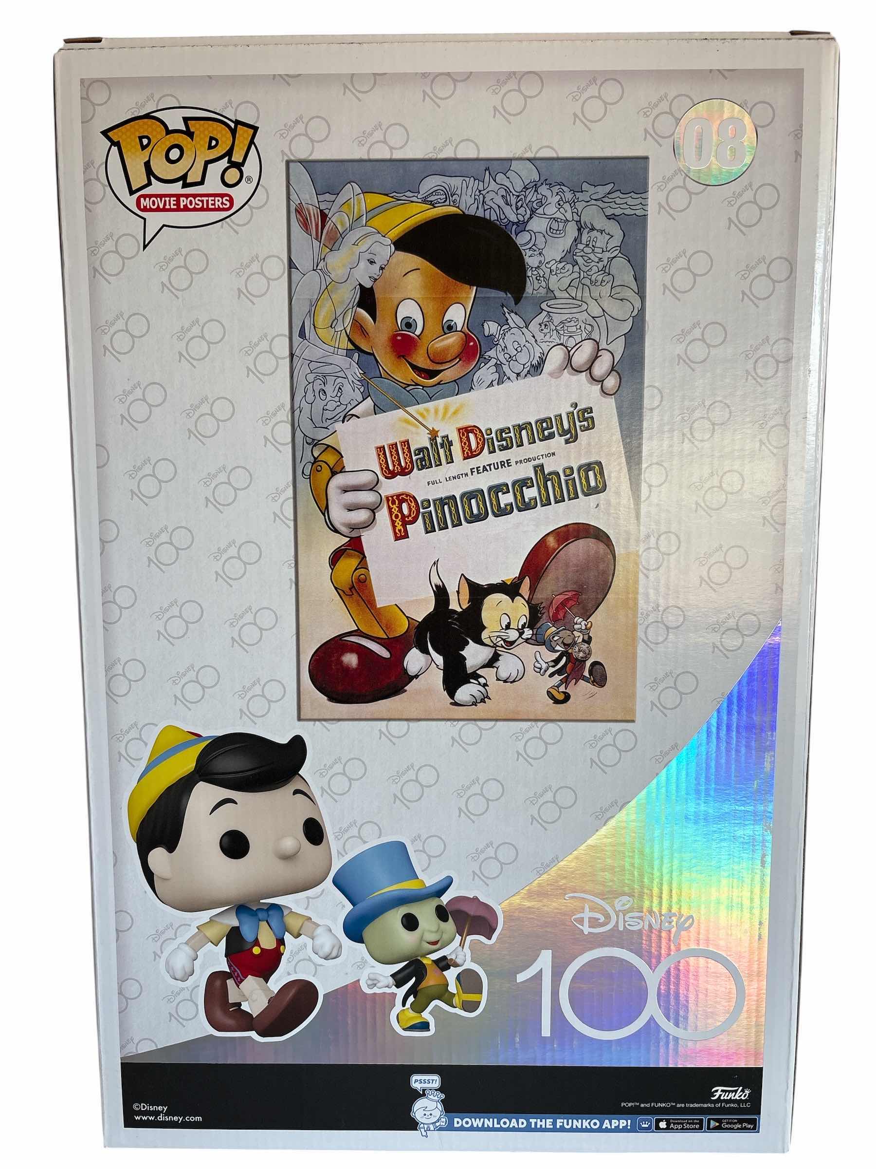 Photo 1 of NIB FUNKO POP DISNEY 100TH COLLECTION PINOCCHIO