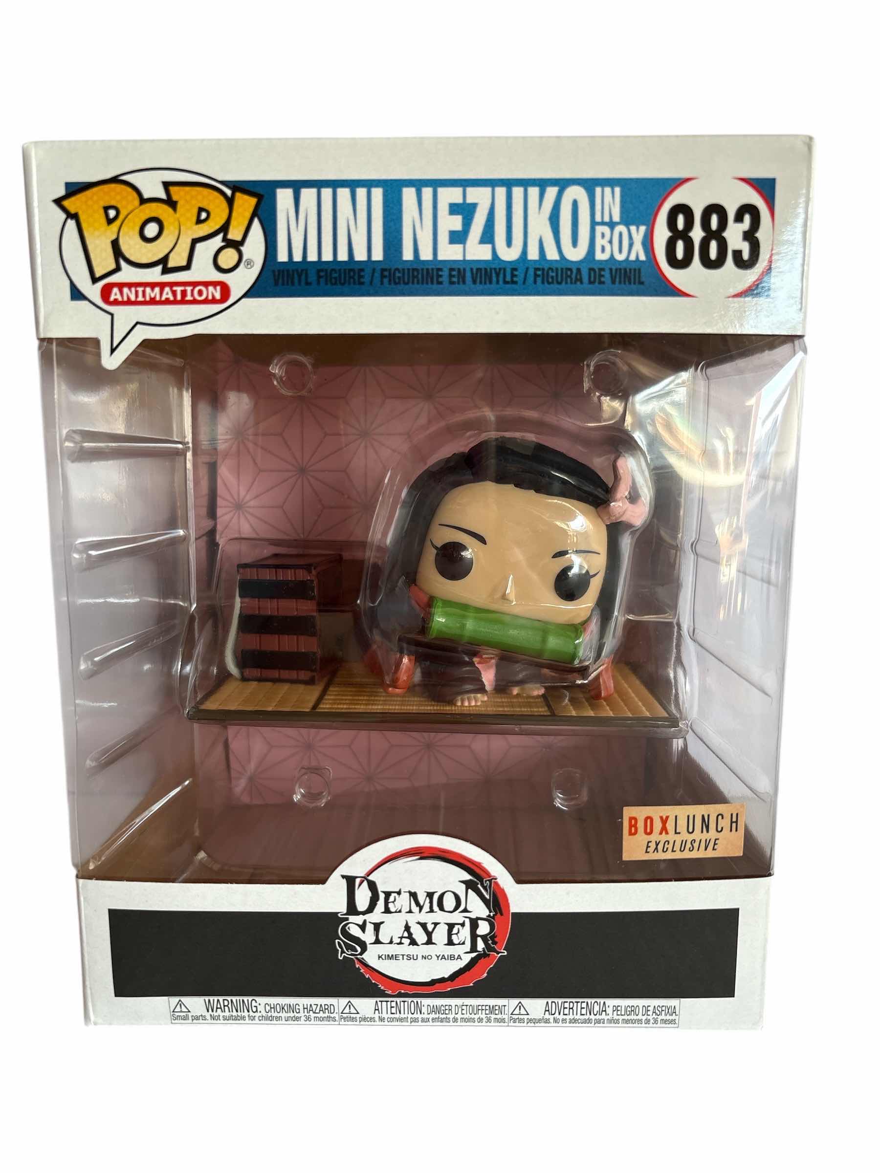 Photo 1 of NIB FUNKO POP DEMON SLAYER MINU NEZUKO
