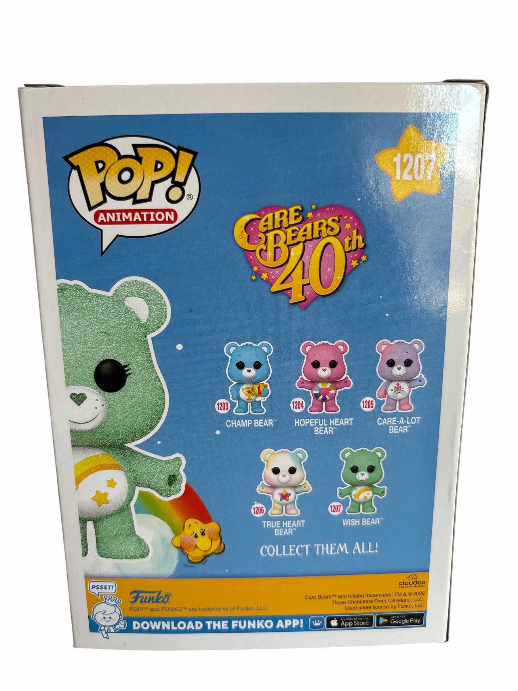 Photo 1 of NIB FUNKO POP CARE BEARS 40TH WISH BEAR