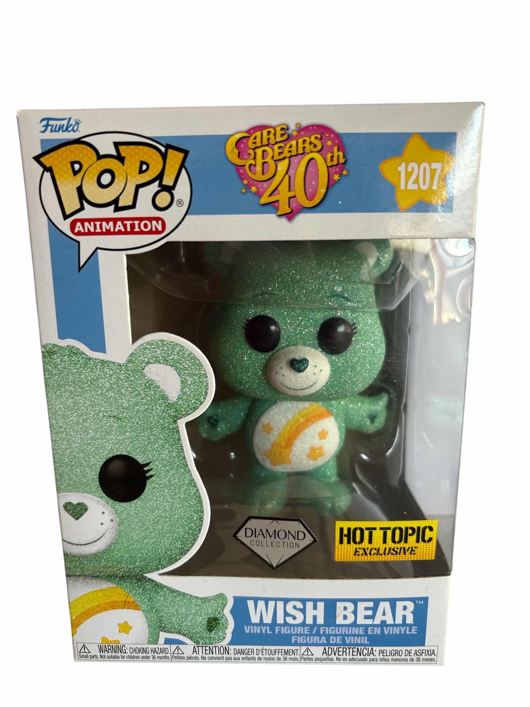 Photo 1 of NIB FUNKO POP CARE BEARS 40TH WISH BEAR