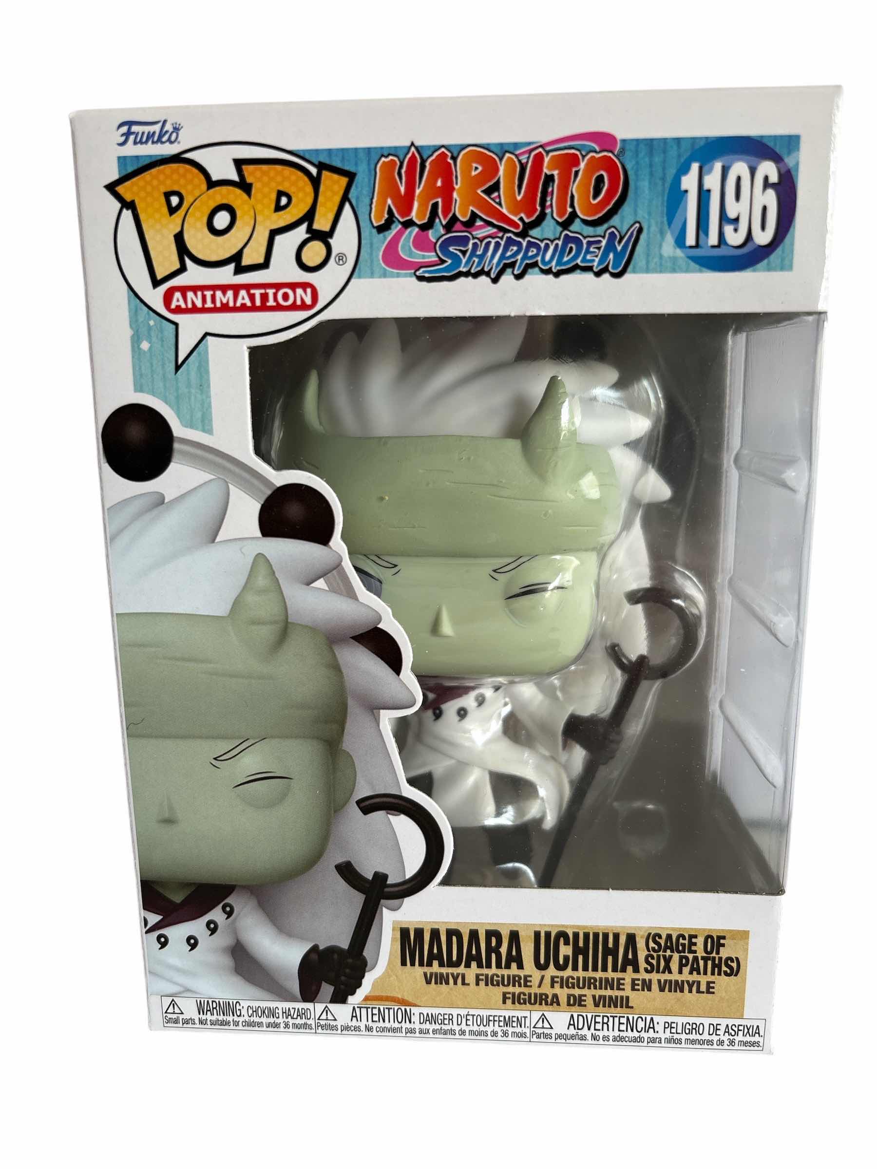 Photo 1 of NIB FUNKO POO NARUTO SHIPPUDEN MADARA UCHIHA