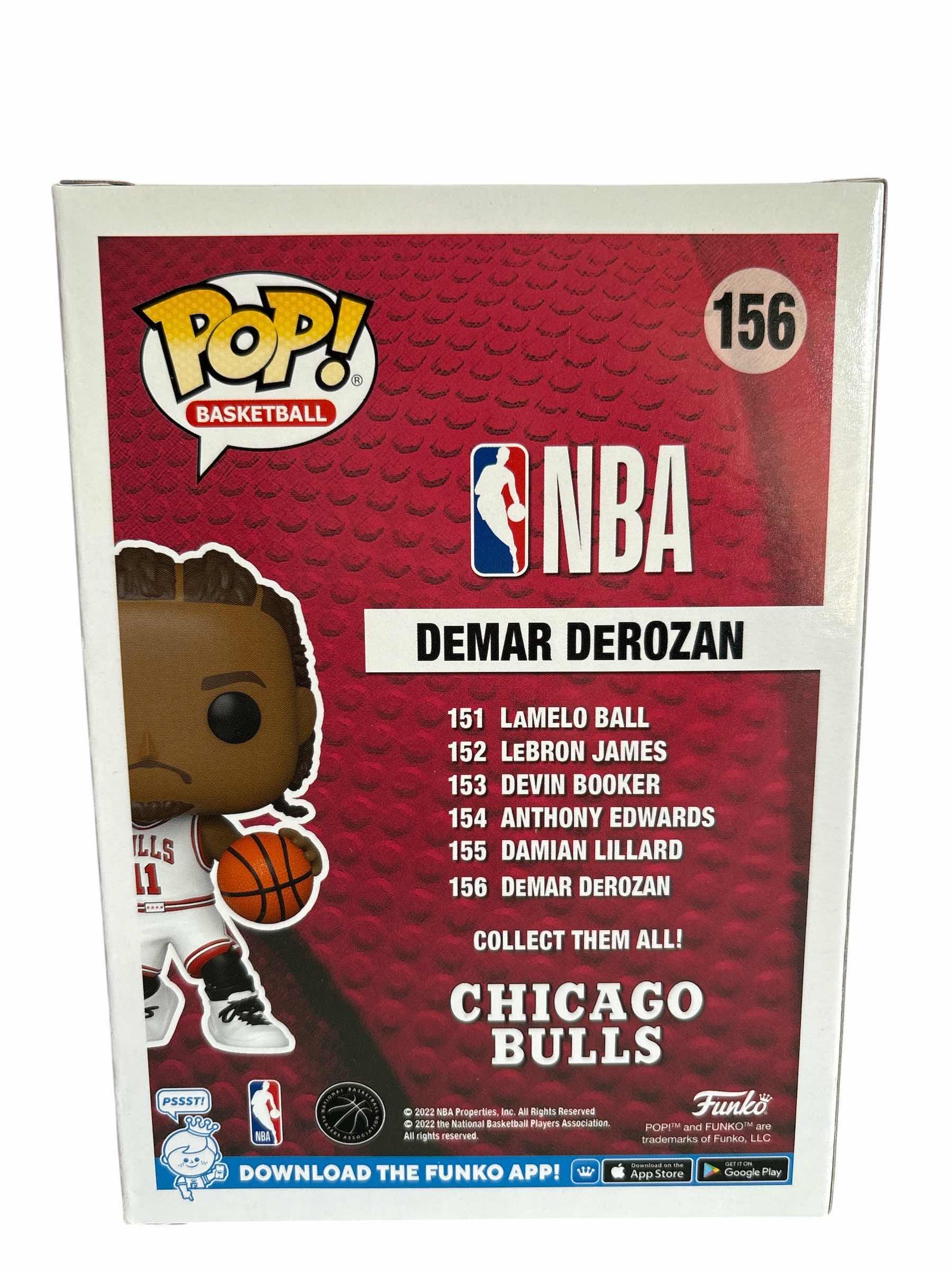 Photo 1 of NIB FUNKO POP BASKETBALL DEMAR DEROZAN BULLS