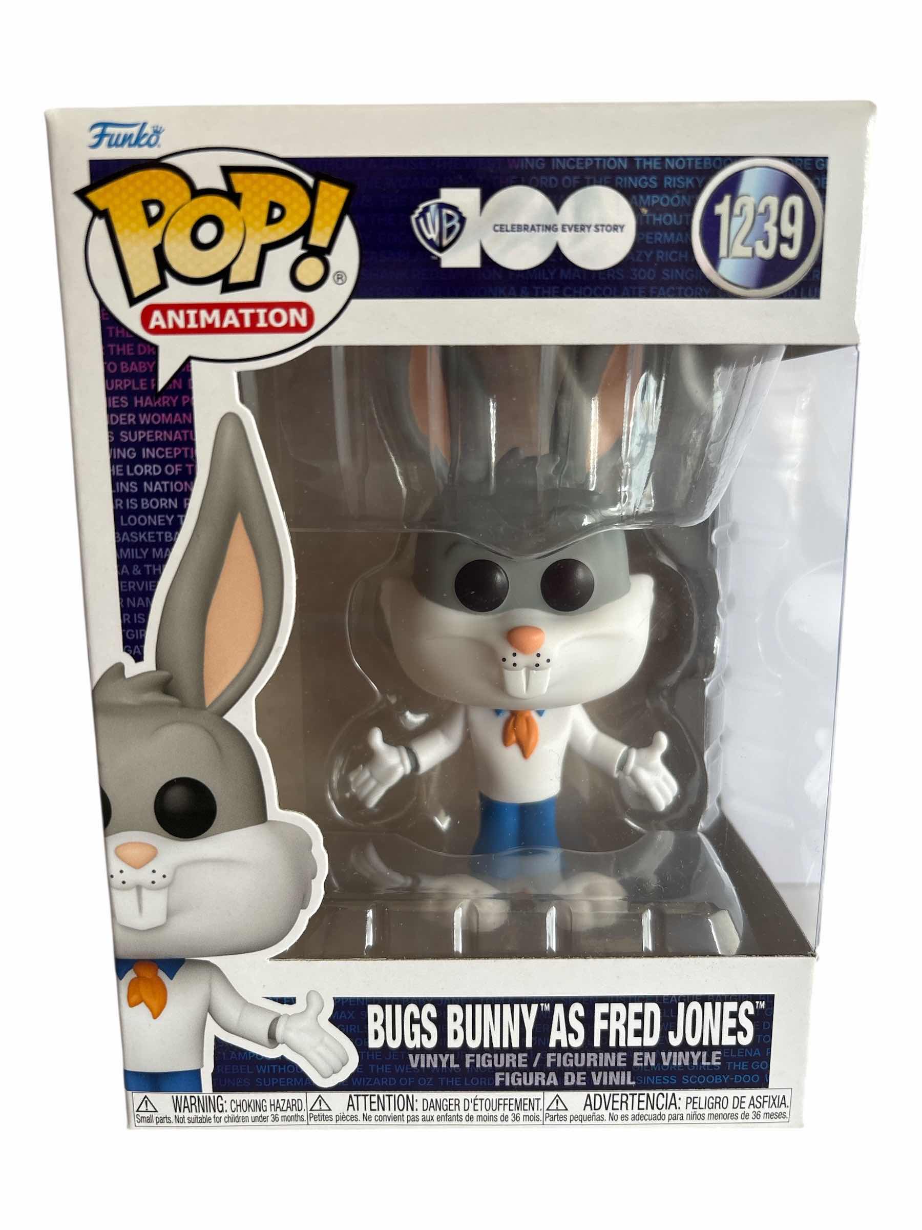 Photo 1 of NIB FUNKO POP BUGS BUNNY AS FRED JONES