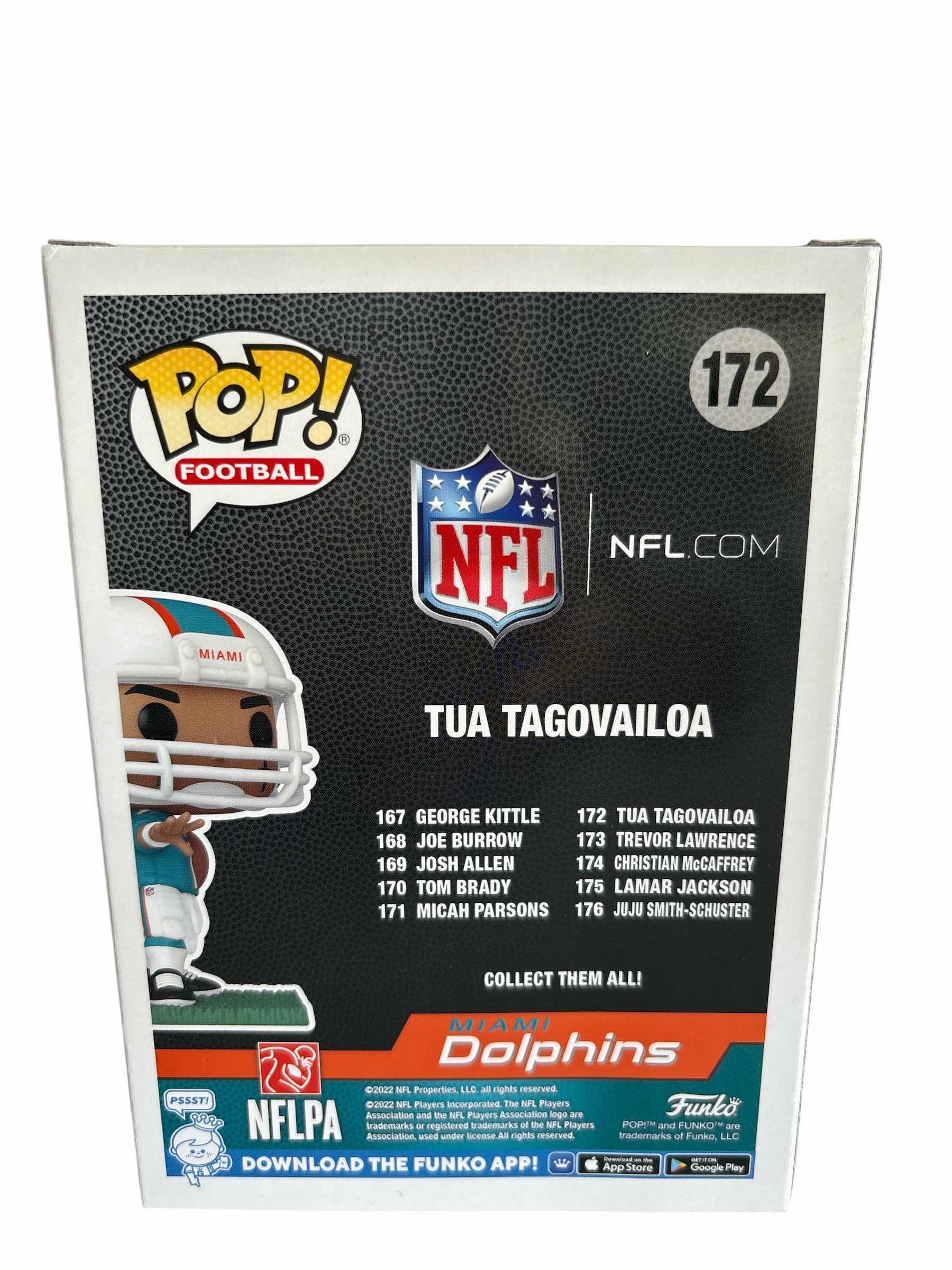 Photo 1 of NIB FUNKO POP MIAMI DOLPHINS TUA TAGOVAILOA