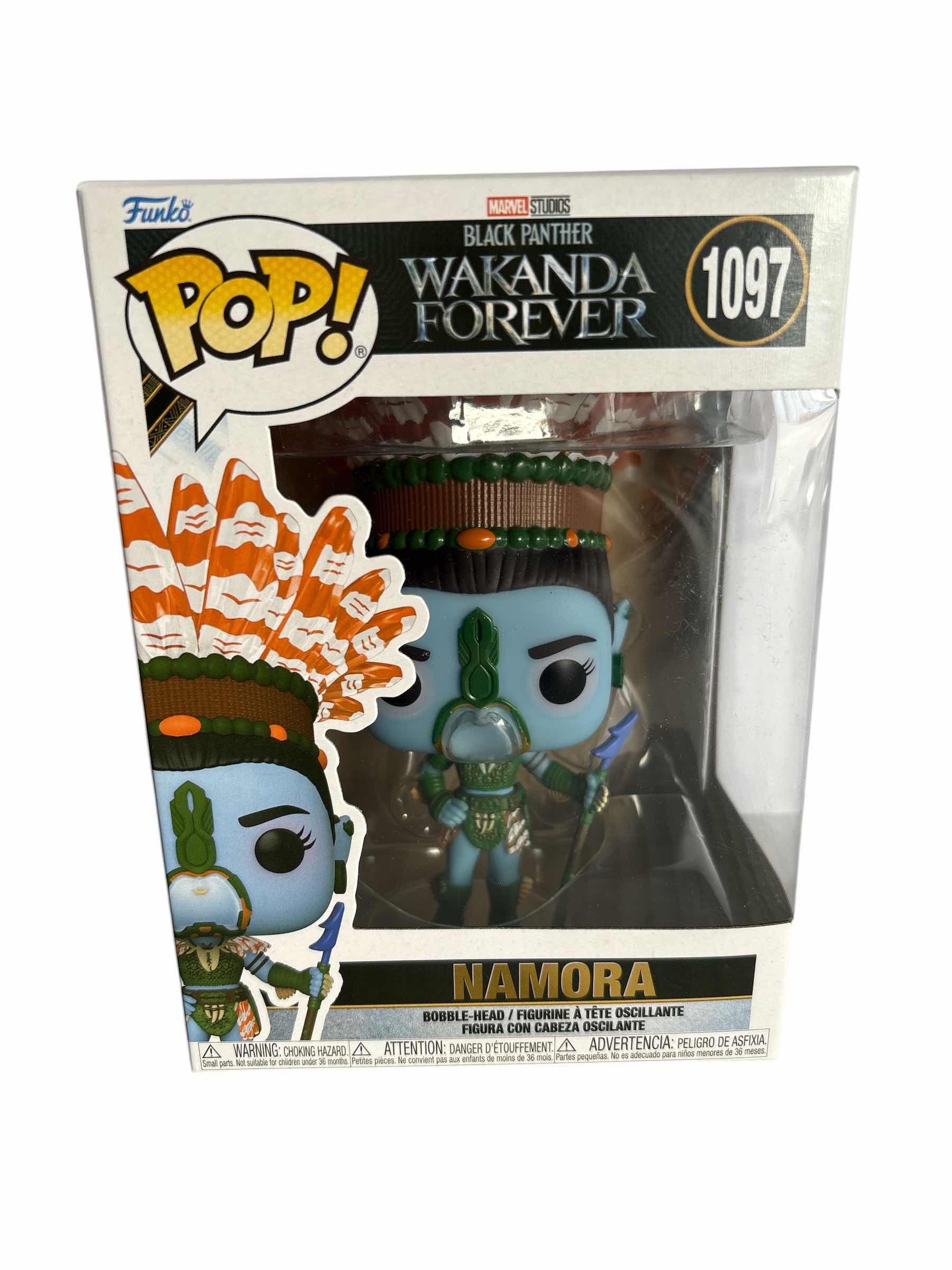 Photo 1 of NIB FUNKO POP BLACK PANTHER WAKANDA FOREVER NAMORA
