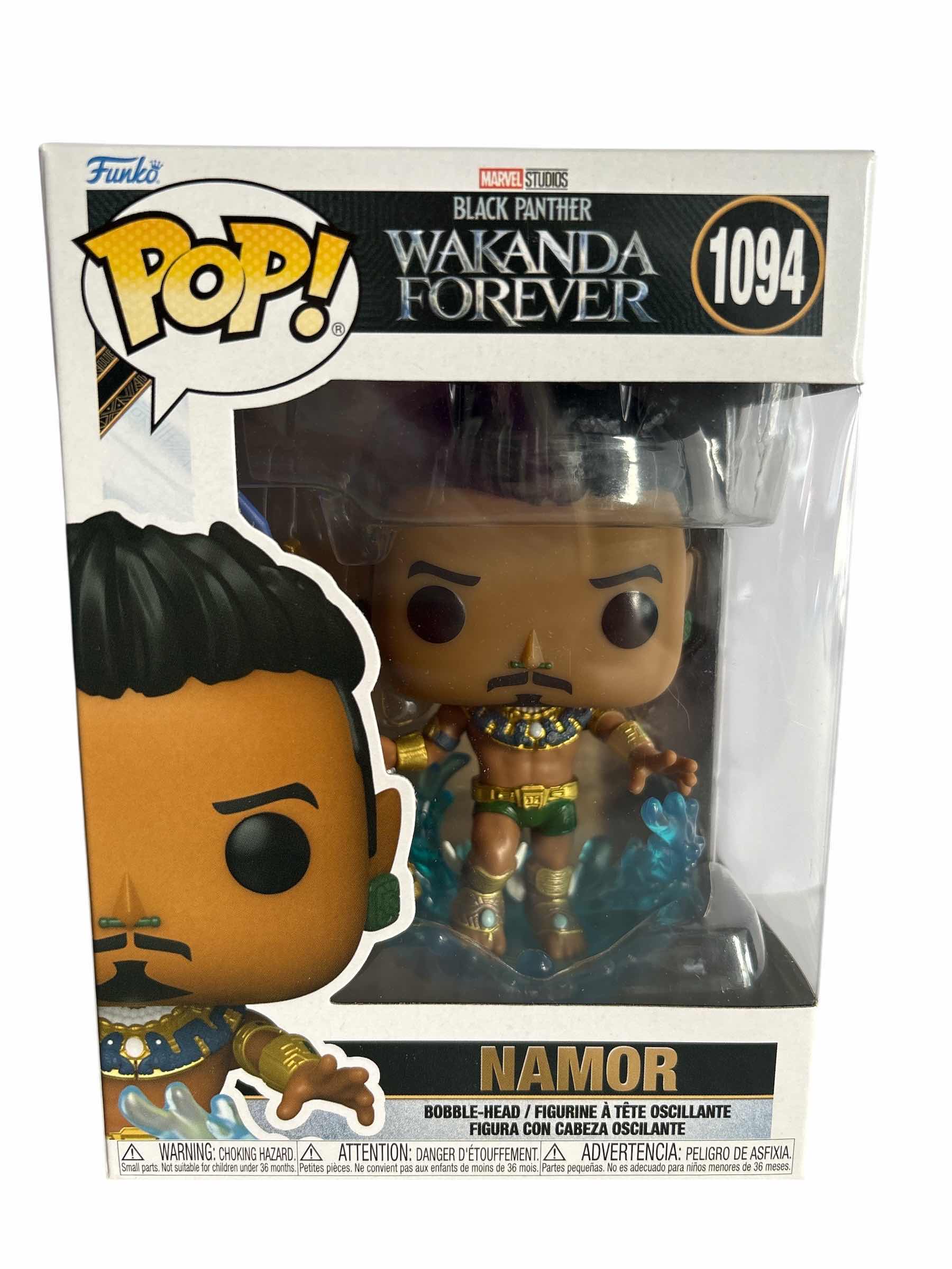 Photo 1 of NIB FUNKO POP BLACK PANTHER WAKANDA FOREVER NAMOR