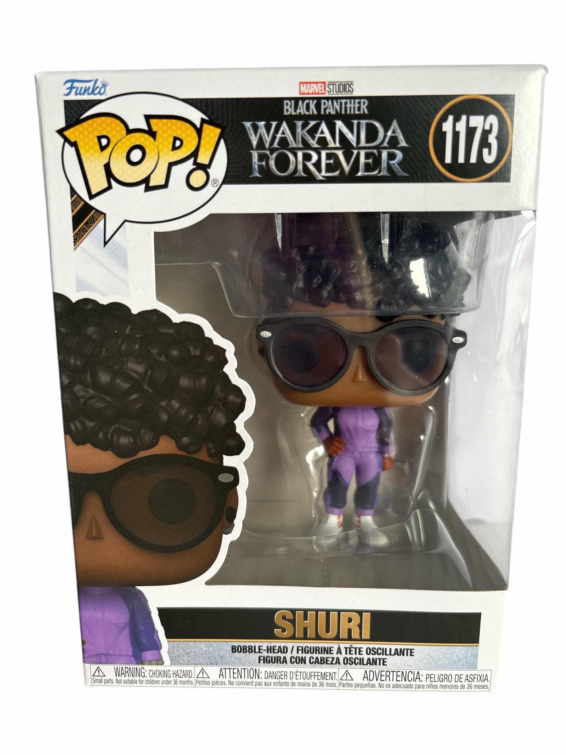 Photo 1 of NIB FUNKO POP BLACK PANTHER WAKANDA FOREVER SHURI
