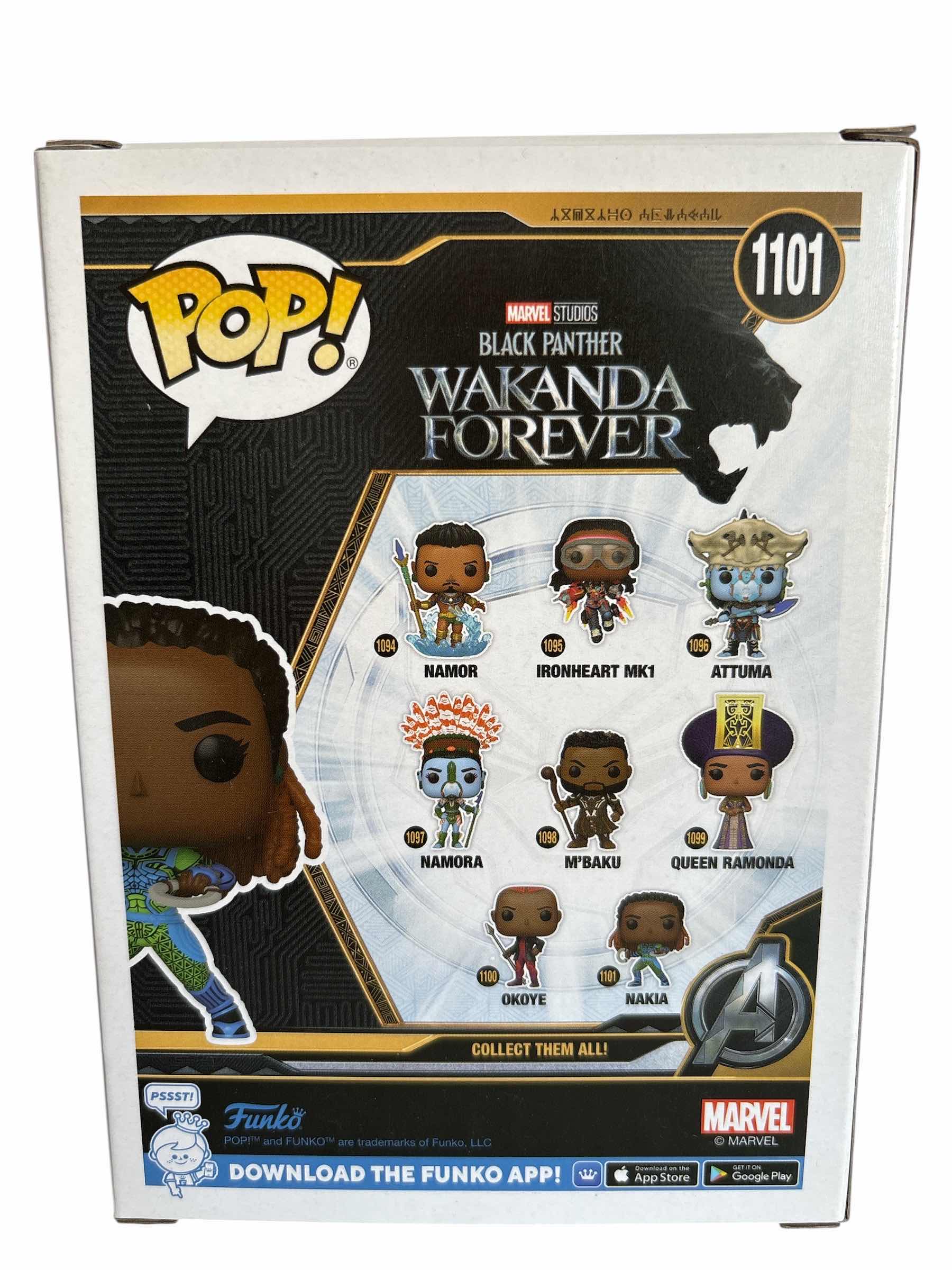 Photo 1 of NIB FUNKO POP BLACK PANTHER WAKANDA FOREVER NAKIA