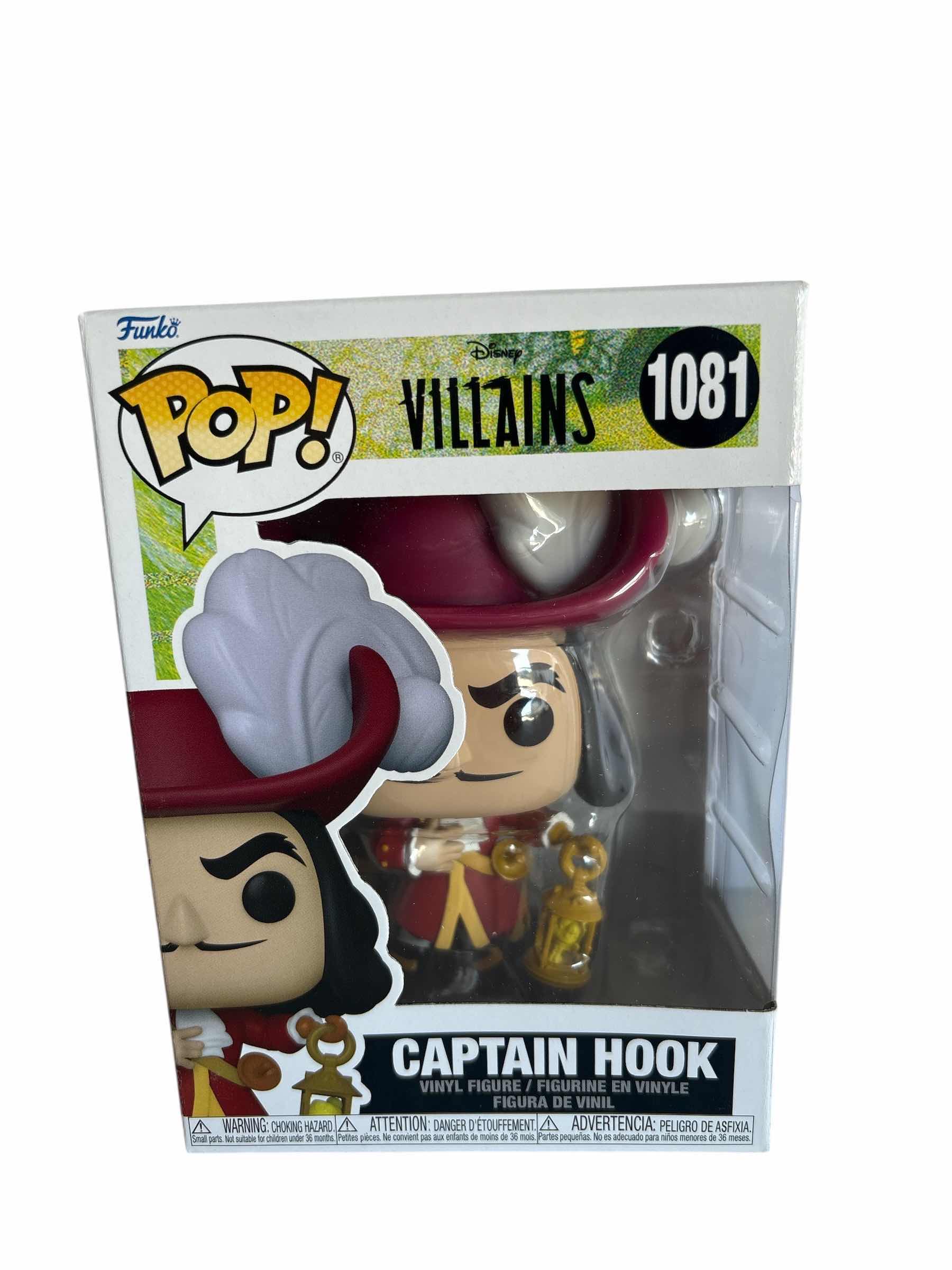 Photo 1 of NIB FUNKO POP DISNEY VILLAINS CAPTAIN HOOK