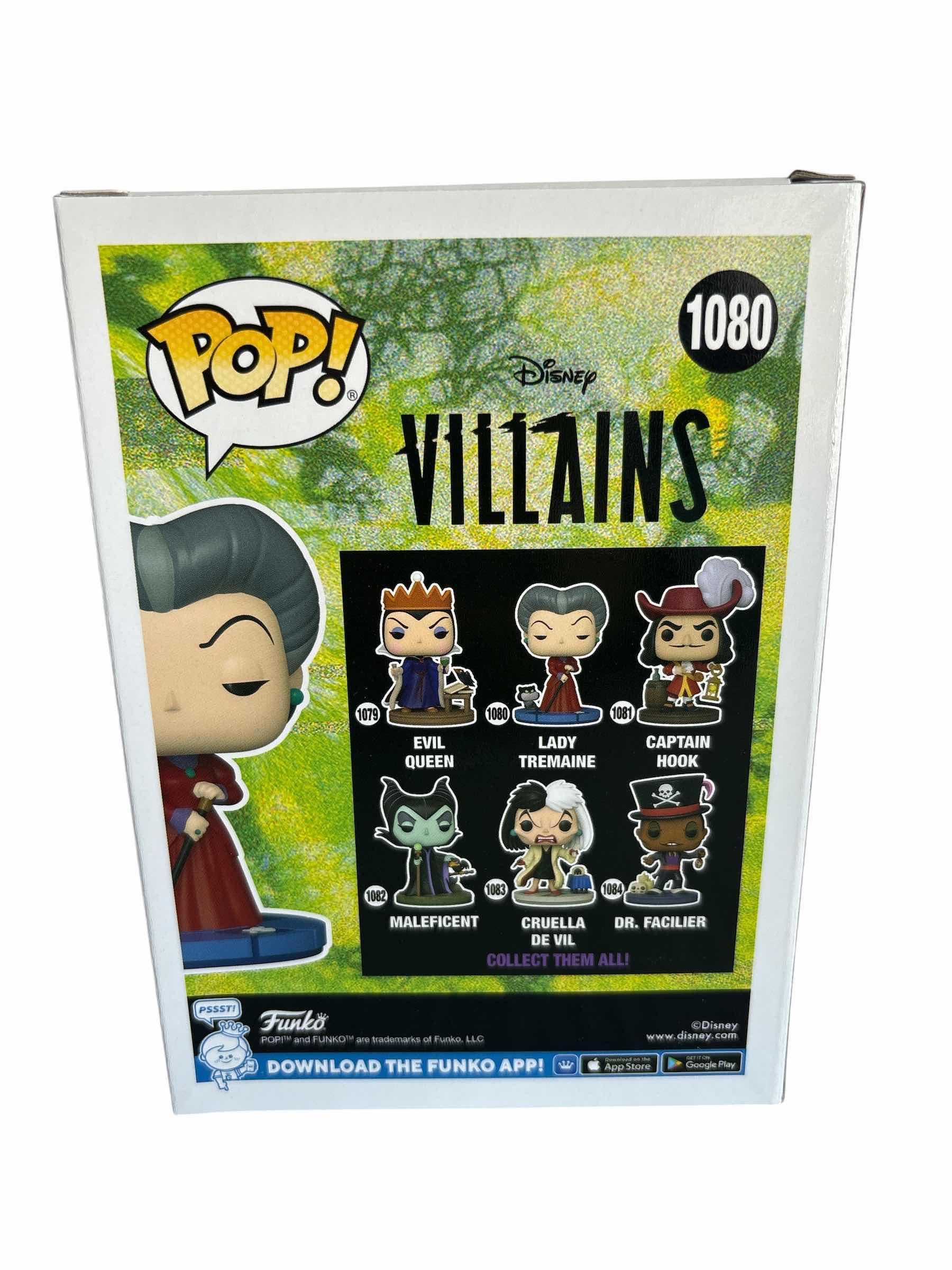 Photo 1 of NIB FUNKO POP DISNEY VILLAINS CAPTAIN HOOK