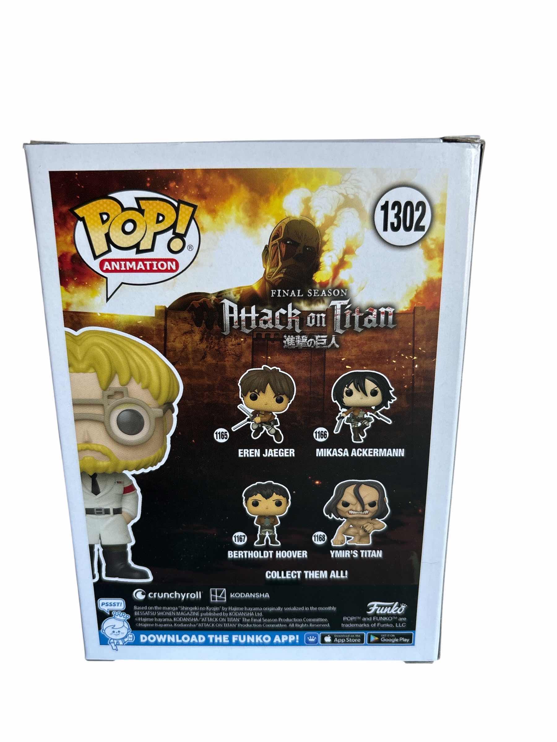Photo 1 of NIB FUNKO POP ATTACK ON TITAN ZEKE JAEGER