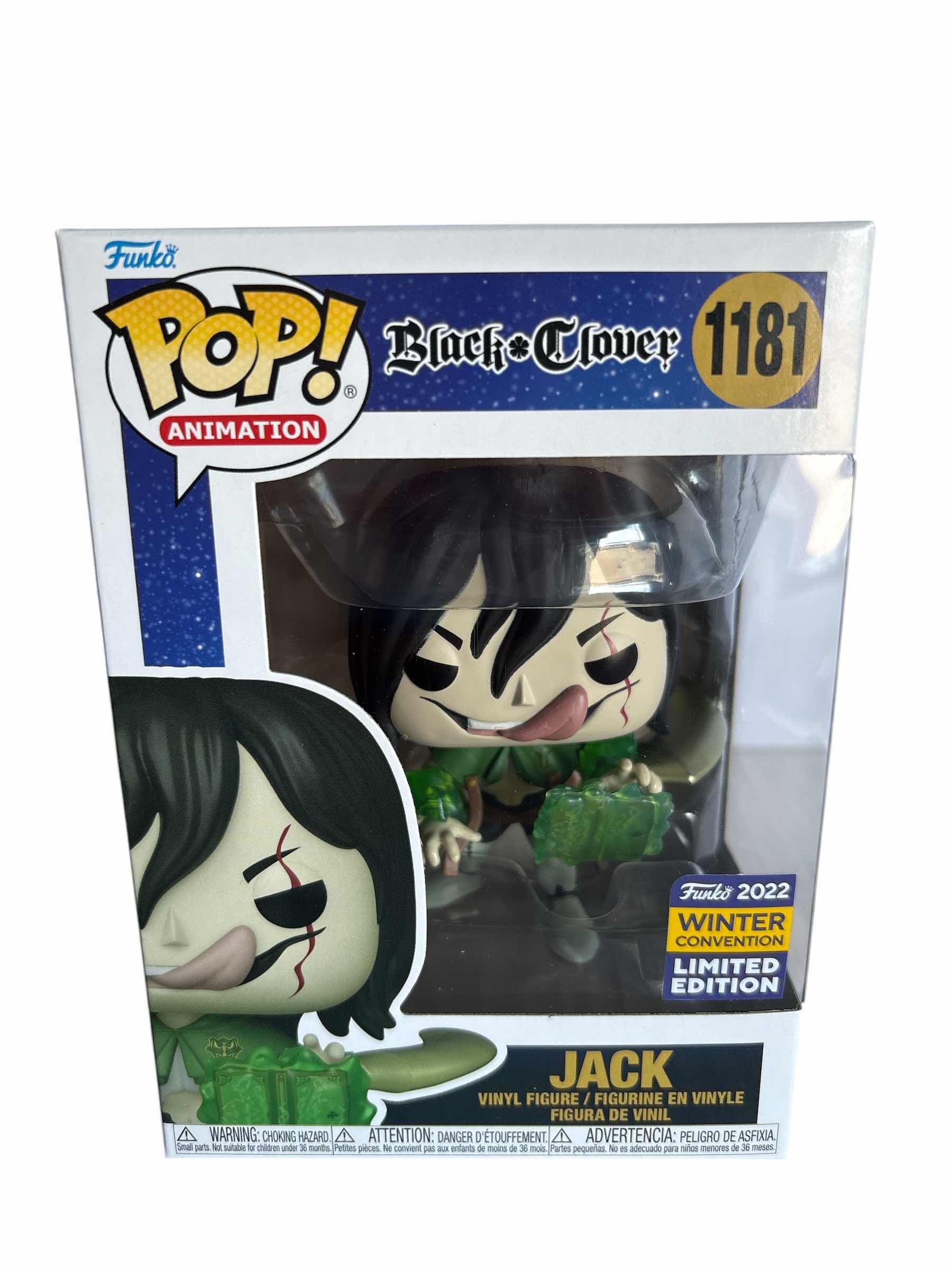 Photo 1 of NIB FUNKO POP BLACK CLOVER JACK