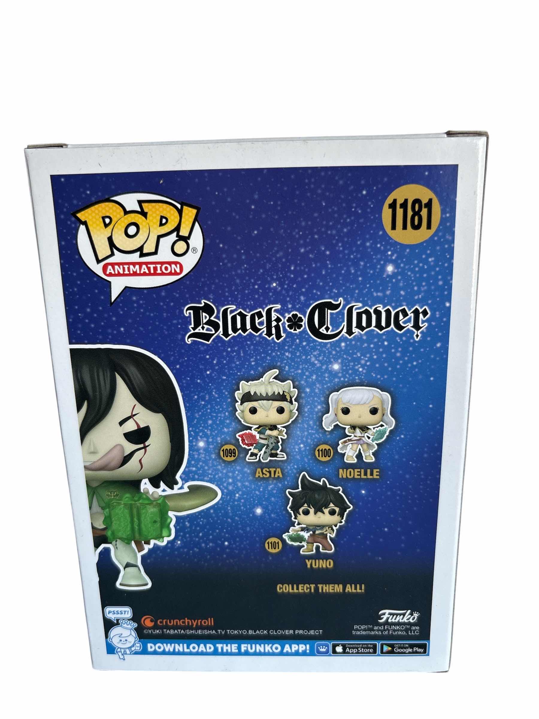 Photo 1 of NIB FUNKO POP BLACK CLOVER JACK