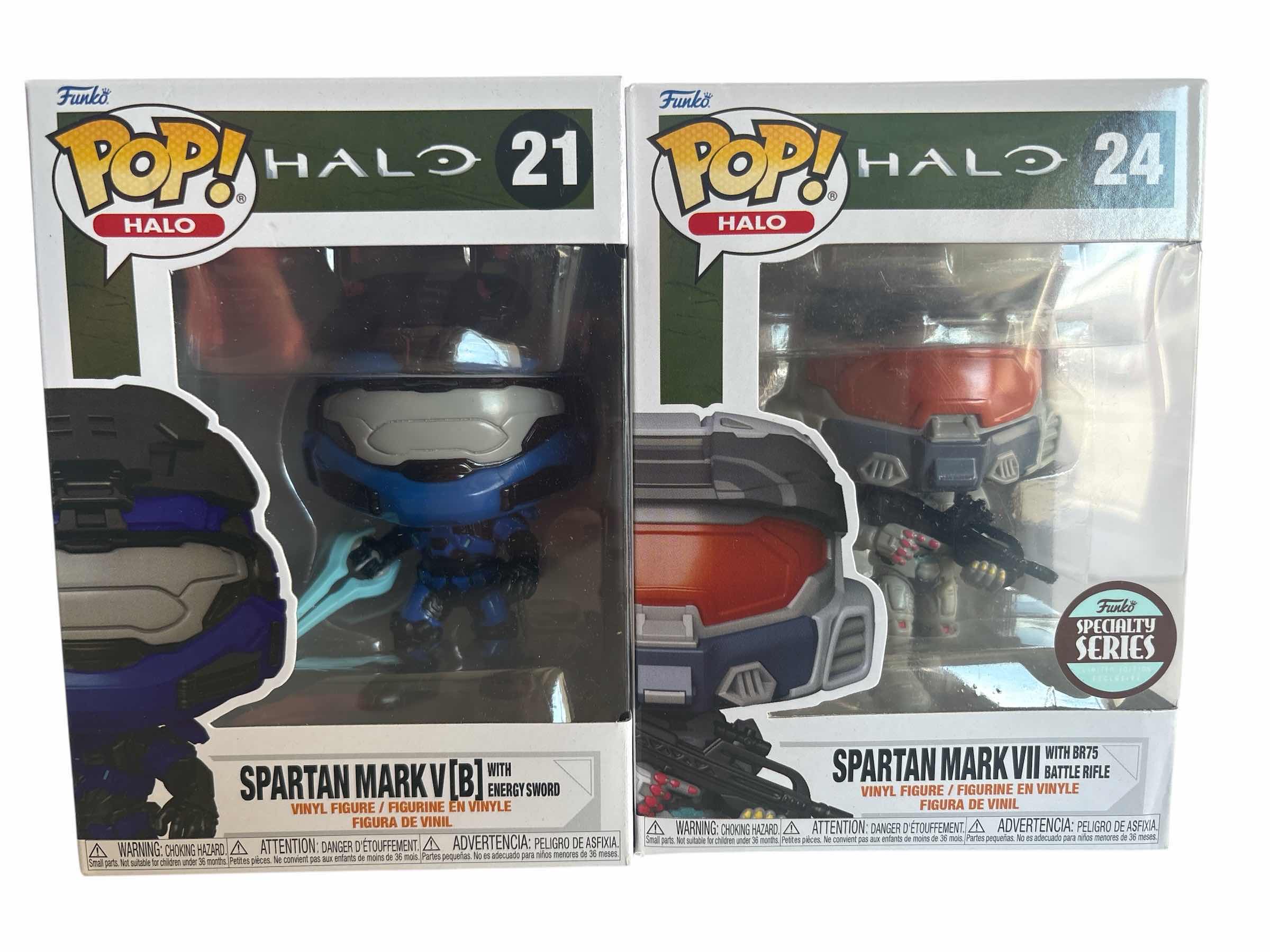 Photo 1 of (2)PCS HALO SPARTAN MARKV AND SPARTAN MARK VII