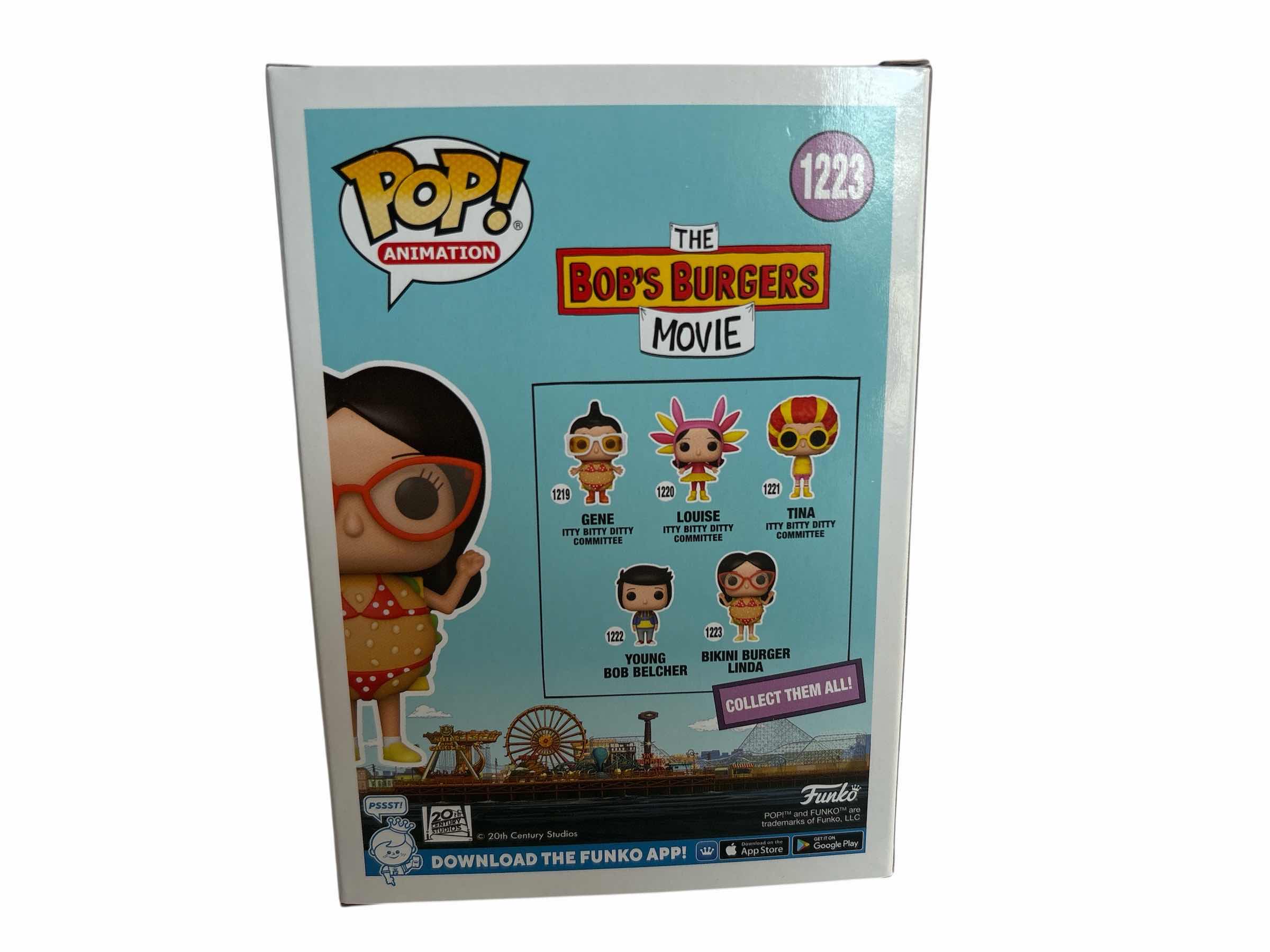 Photo 1 of NIB FUNKO POP BOBS BURGERS MOVIE BIKINI BURGER LINDS