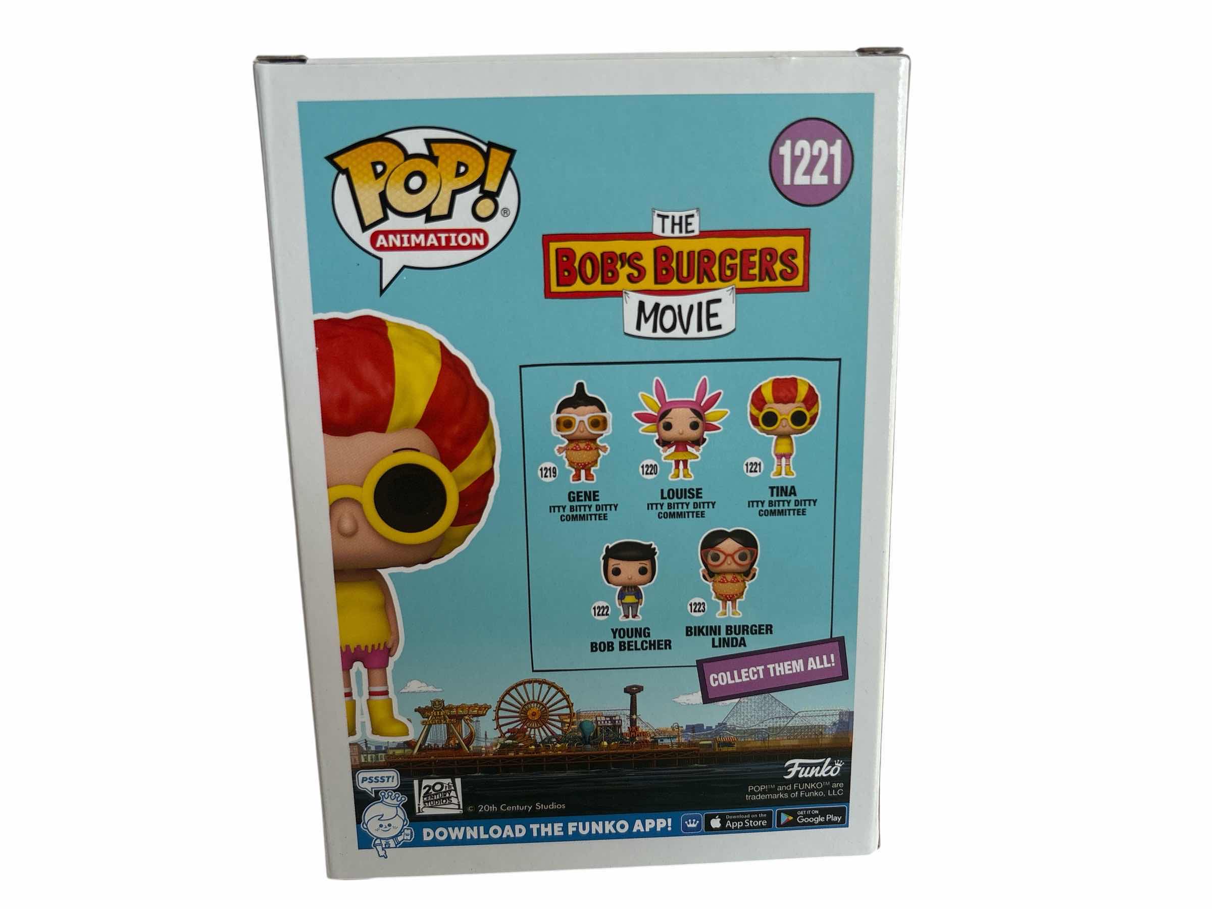Photo 1 of NIB FUNKO POP BOBS BURGER MOVIE TINA ITTY BITTY DITTY COMMITTEE