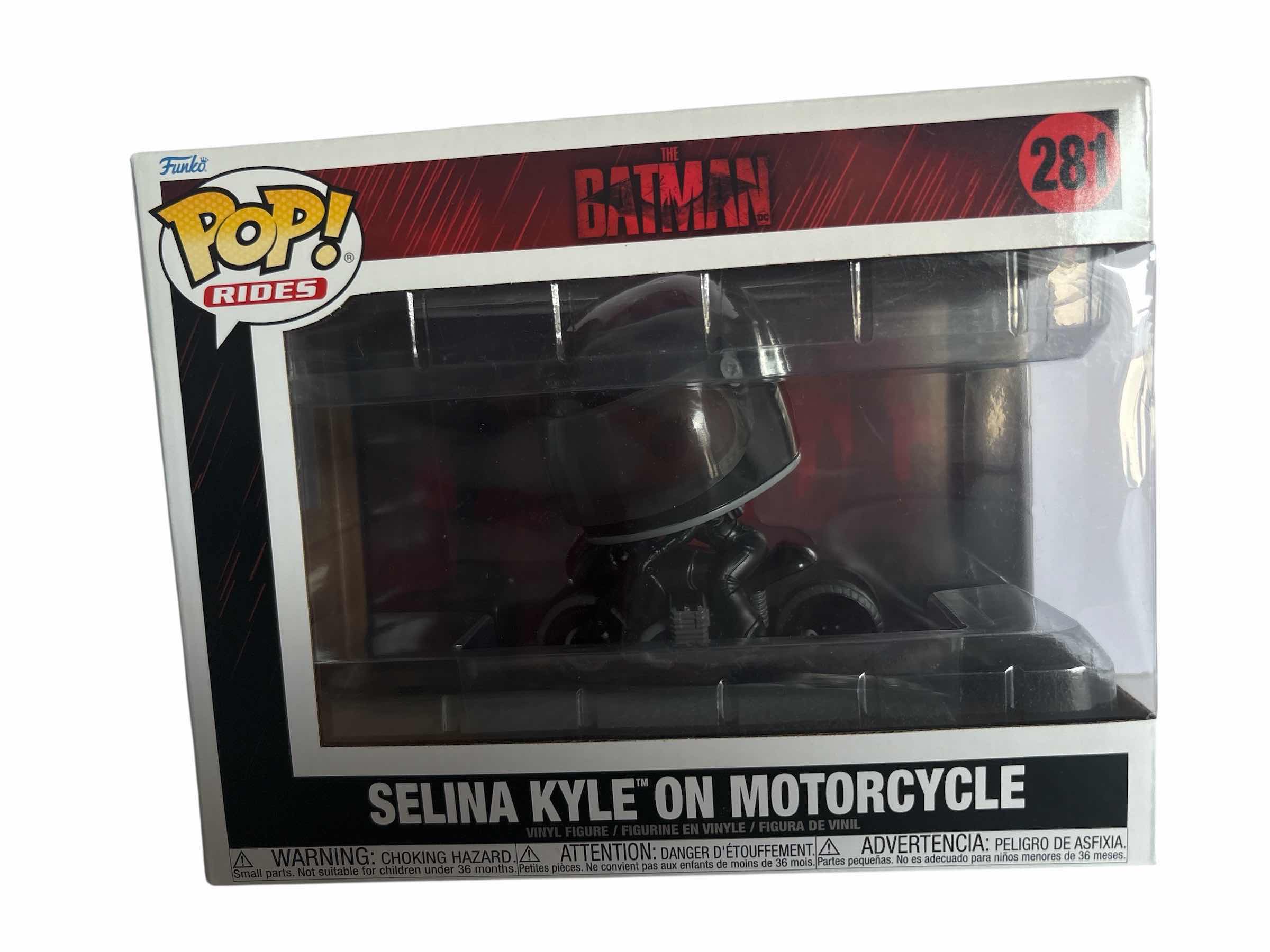 Photo 1 of NIB FUNKO POP BATMAN SELINA ON MOTORCYCLE