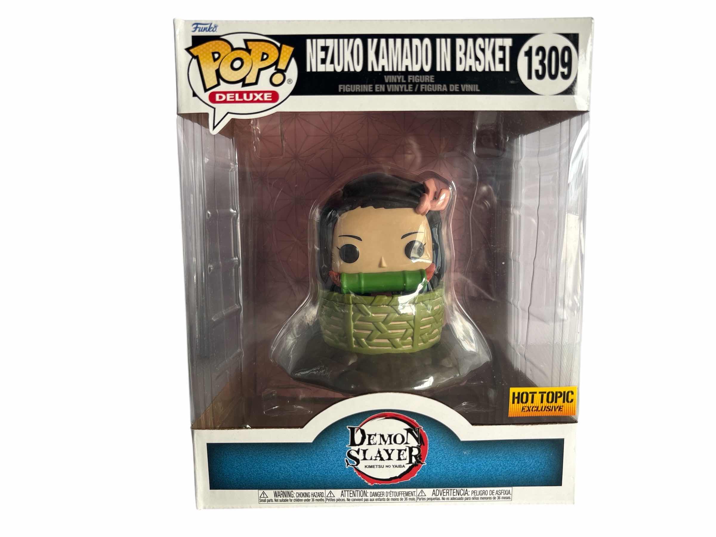 Photo 1 of NIB FUNKO POP DEMON SLAYER NEZUKO KAMADI IN BASKET