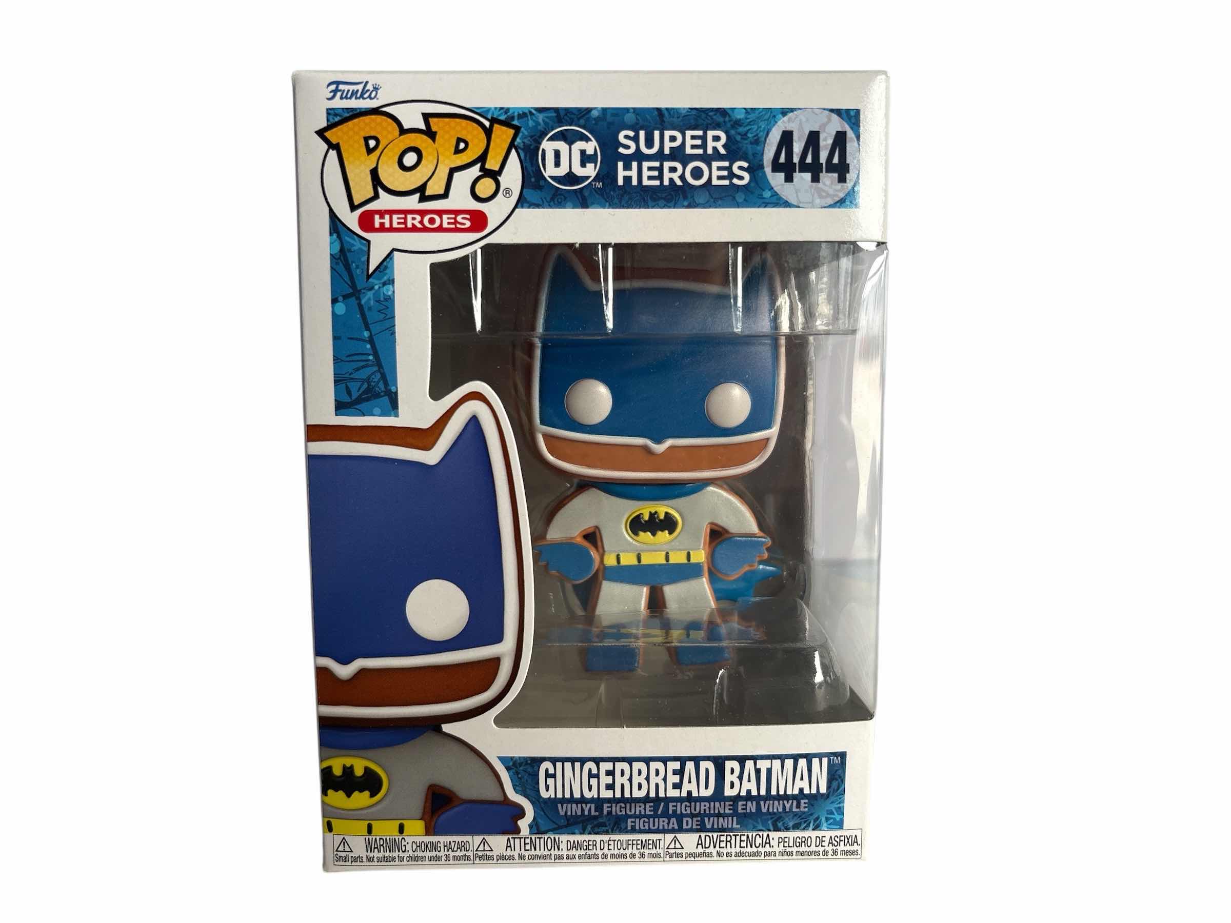 Photo 1 of NIB FUNKO POP DC SUOER HEREOS GINGERBREAD BATMAN