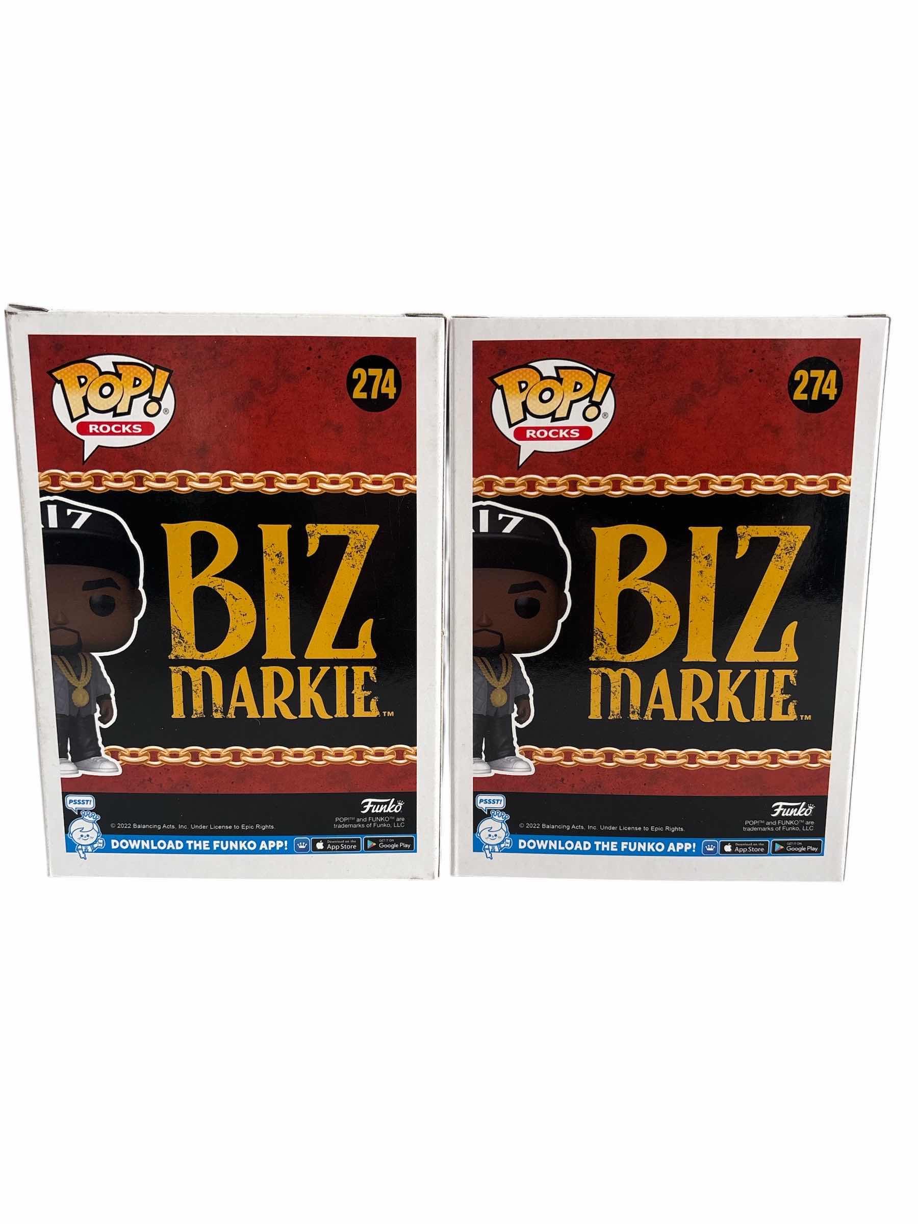 Photo 1 of (2)PCS NIB FUNKO POP BIZ MARKIE BIZ MARKIE