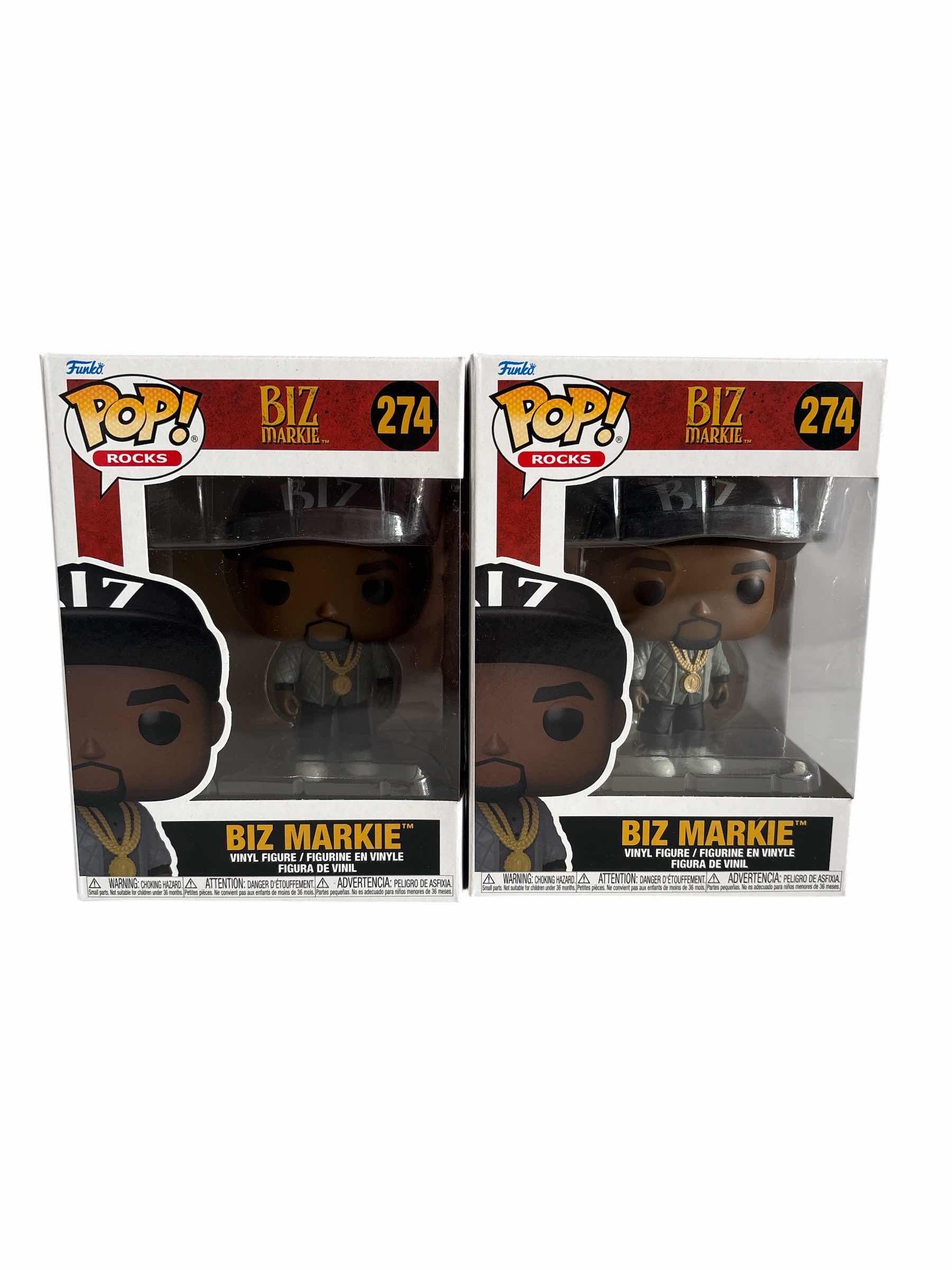 Photo 1 of (2)PCS NIB FUNKO POP BIZ MARKIE BIZ MARKIE