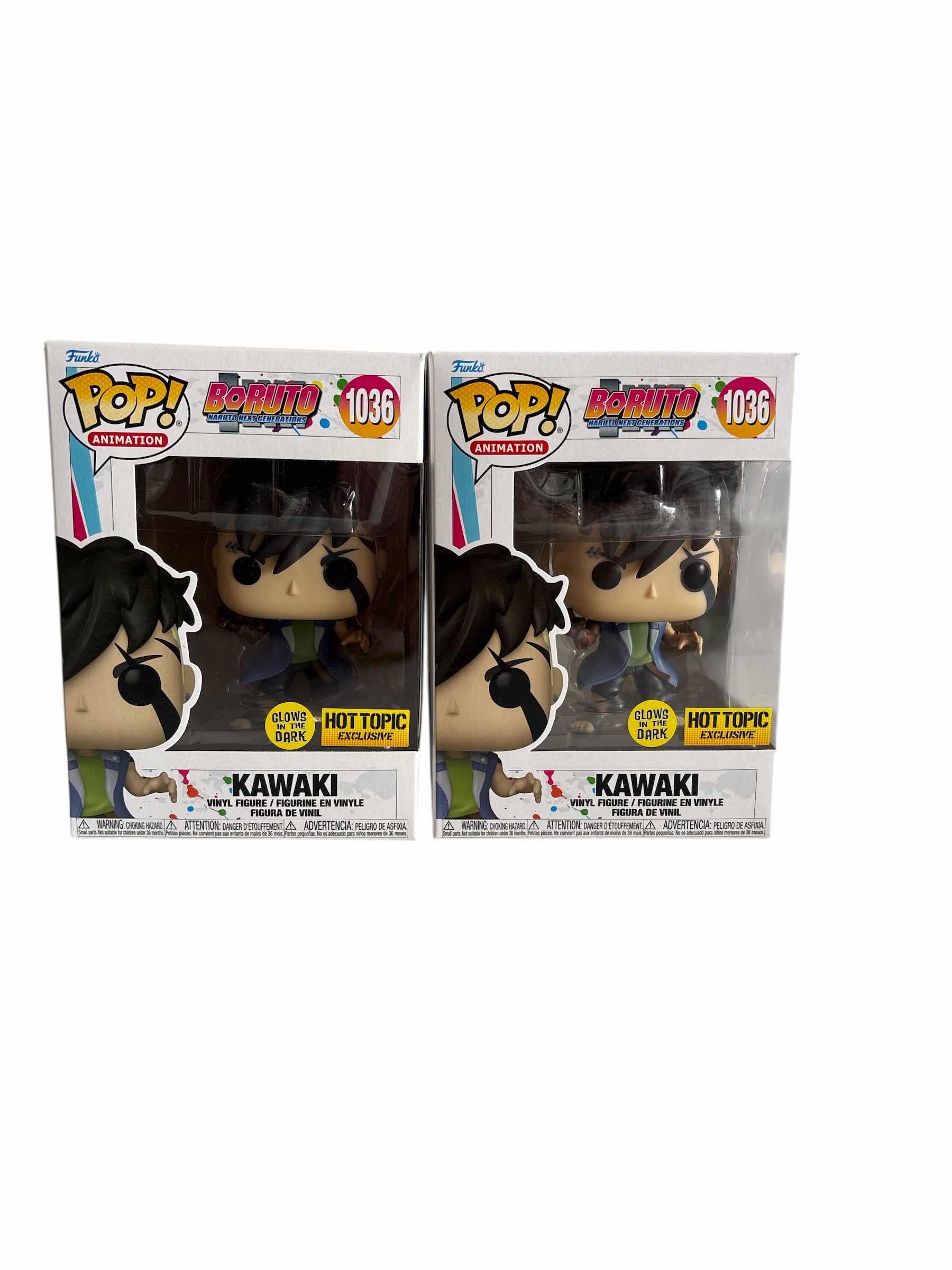 Photo 1 of (2)PCS NIB FUNKO POP KAWAKI BORUTO NEXT GEN.