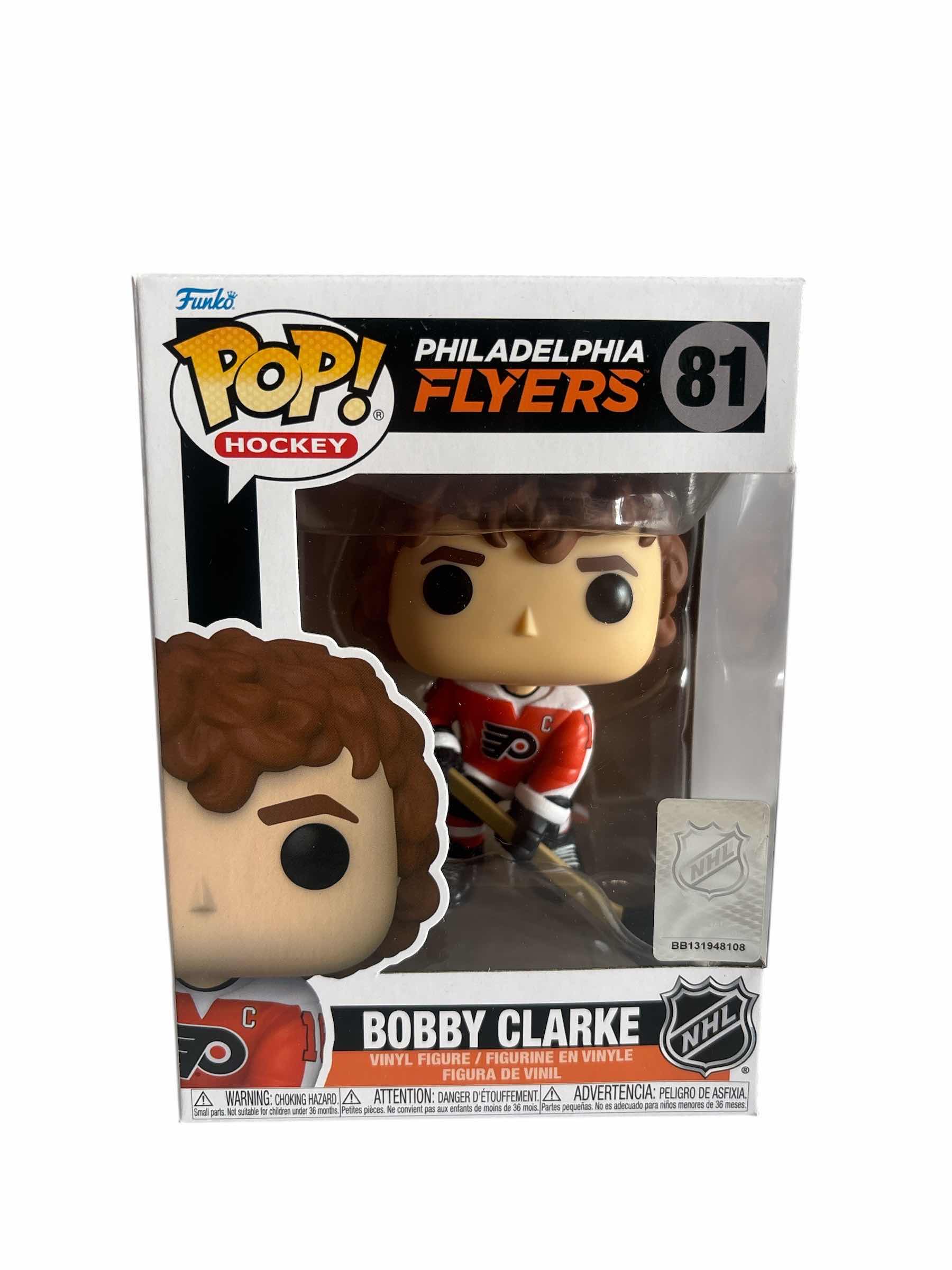 Photo 1 of NIB FUNKO POP BONNY CLARKE PHILADELPHIA FLYERS
