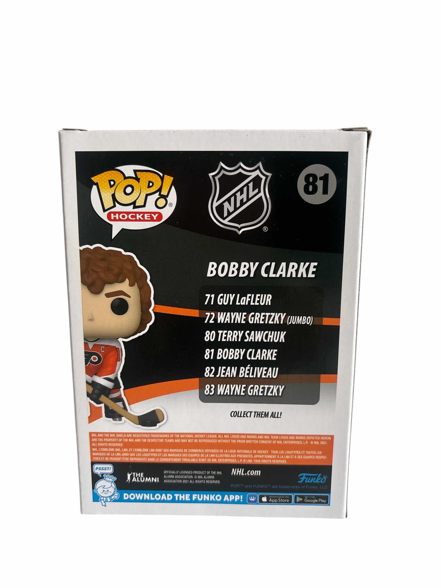Photo 1 of NIB FUNKO POP BONNY CLARKE PHILADELPHIA FLYERS