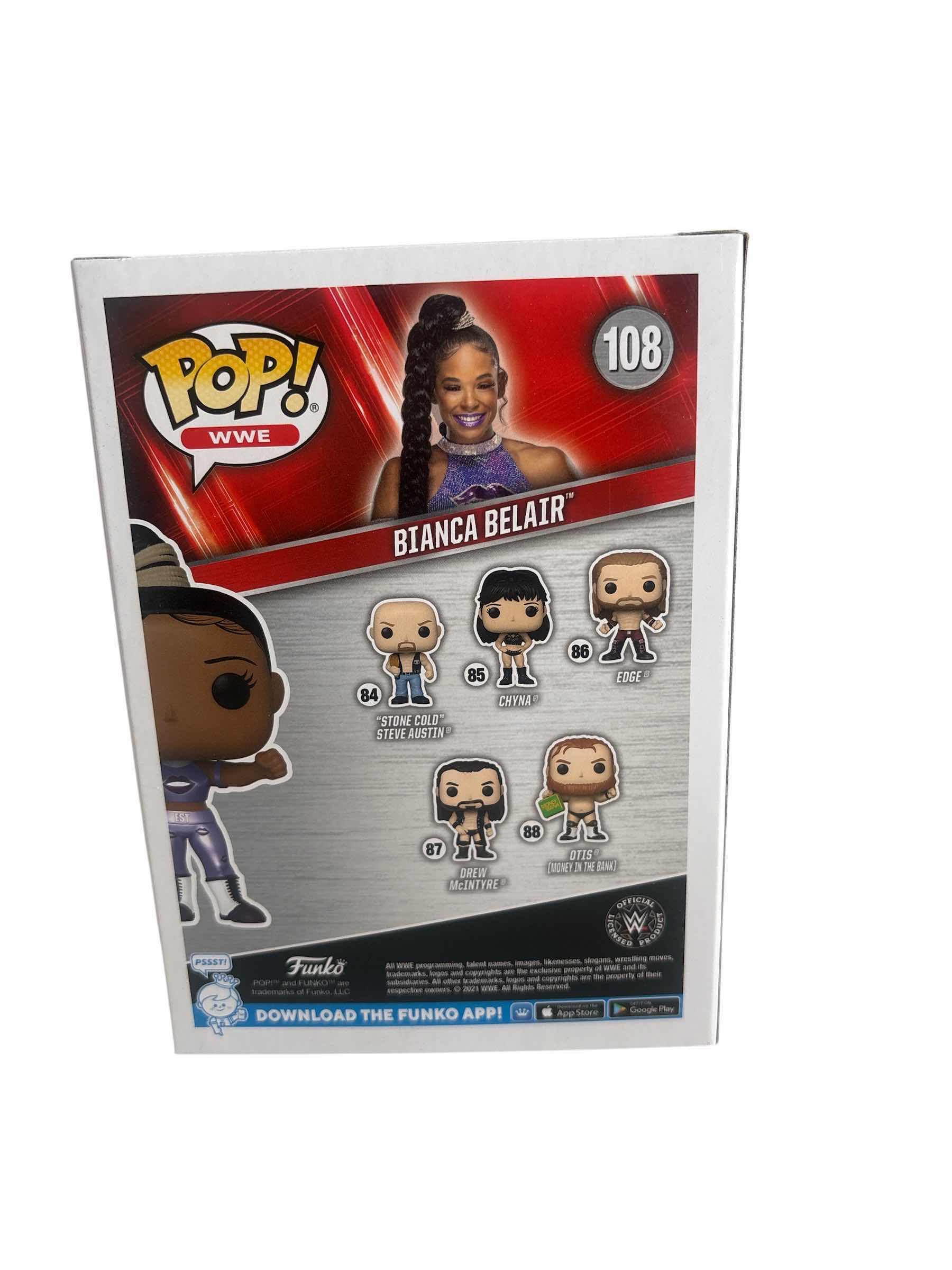 Photo 1 of NIB FUNKO POP BIANCA BELAIR WWE