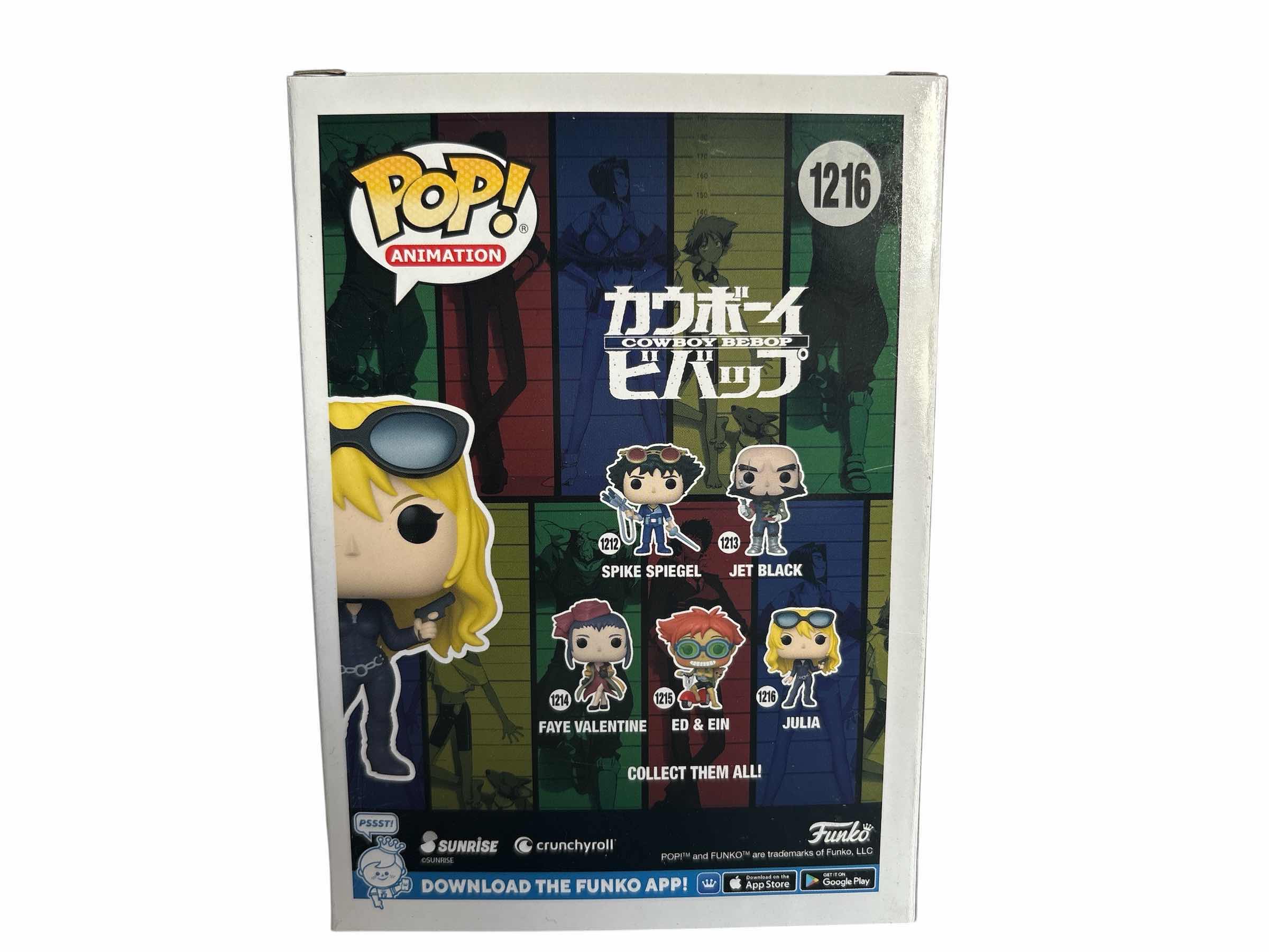 Photo 1 of NIB FUNKO POP COWBOY BEBOP JULIA
