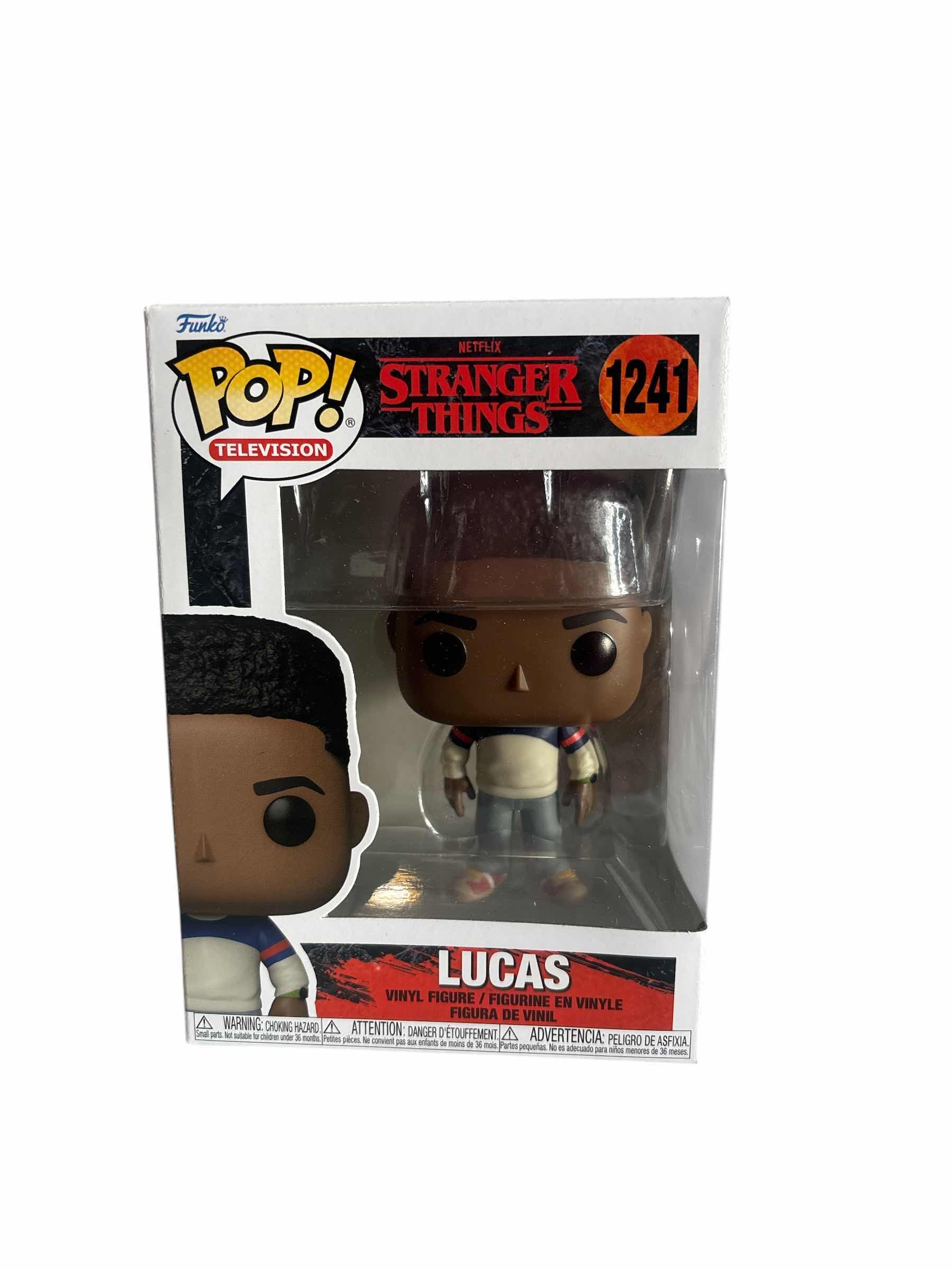 Photo 1 of NIB FUNKO POP LUCAS STRANGER THINGS