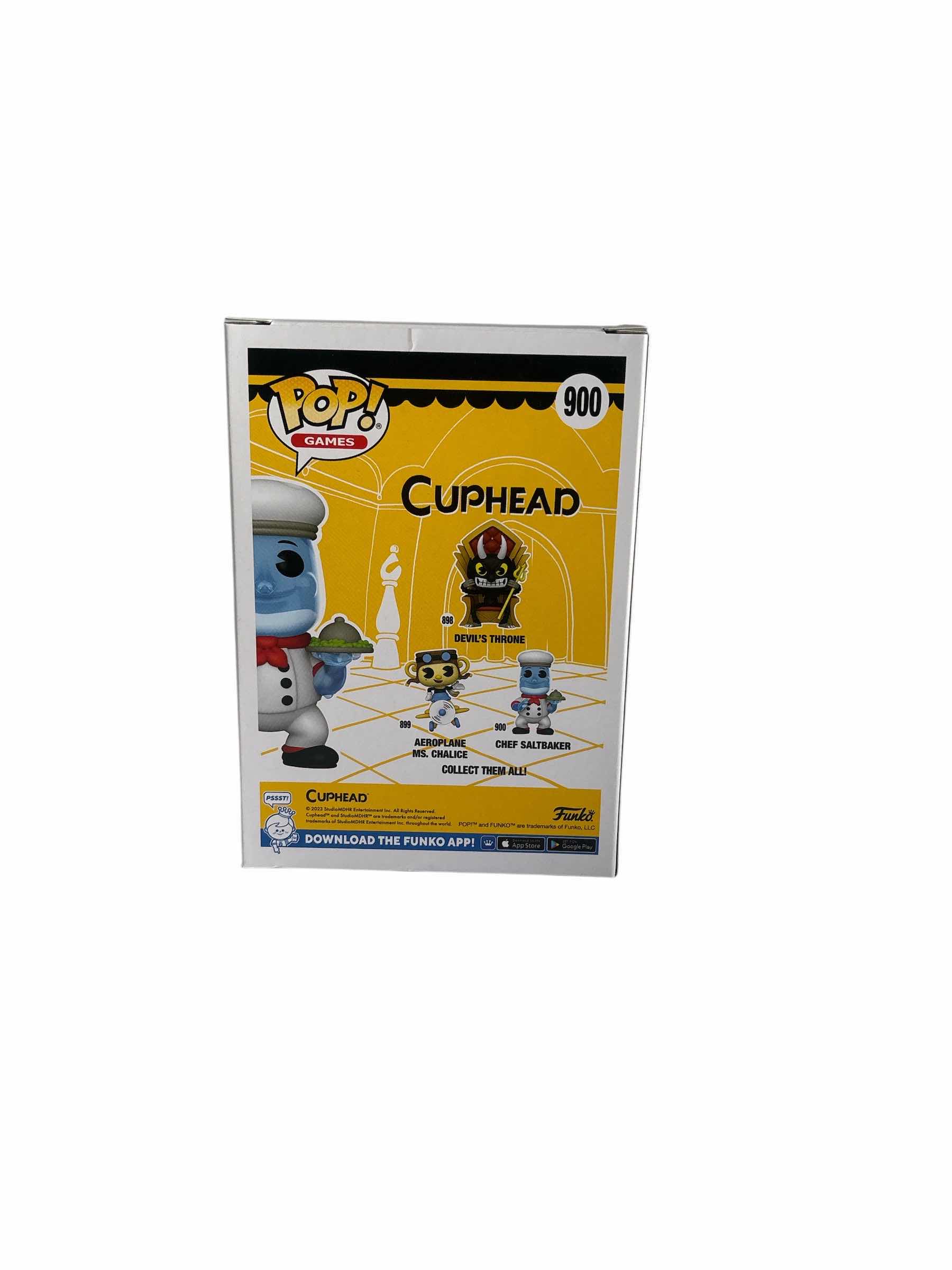 Photo 1 of NIB FUNKO POP CHEF SALTBAKER CUPHEAD