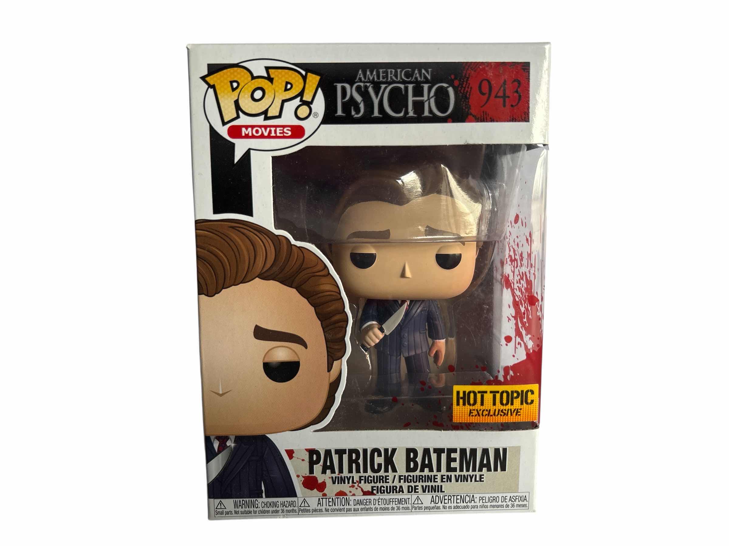Photo 1 of NIB FUNKO POP AMERICAN PSYCHO PATRICK BATEMAN