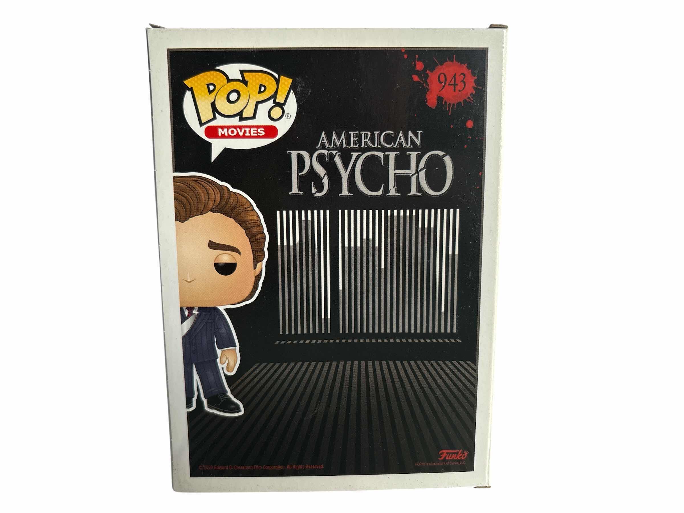 Photo 1 of NIB FUNKO POP AMERICAN PSYCHO PATRICK BATEMAN