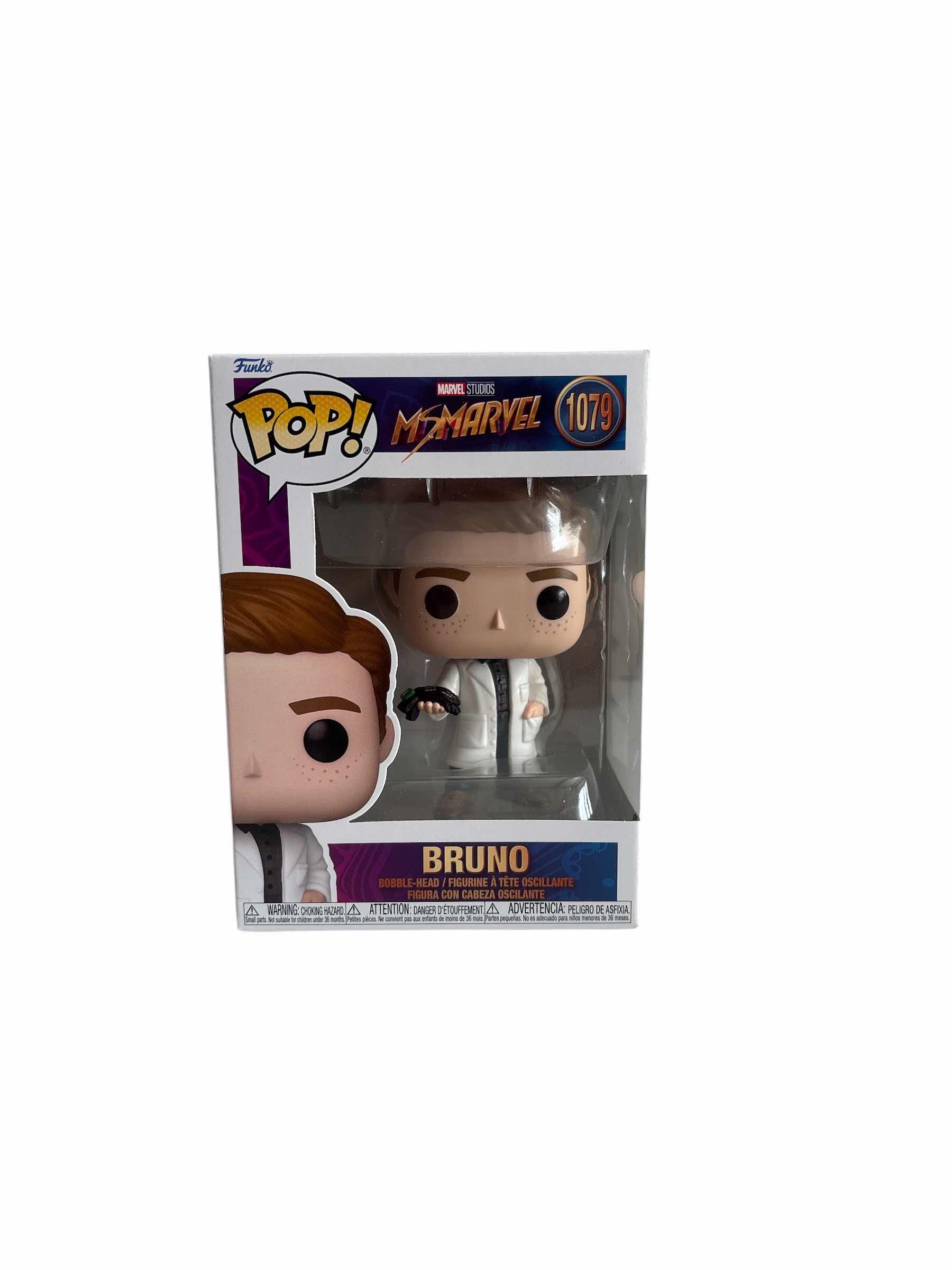 Photo 1 of NIB FUNKO POP BRUNO MS MARVEL