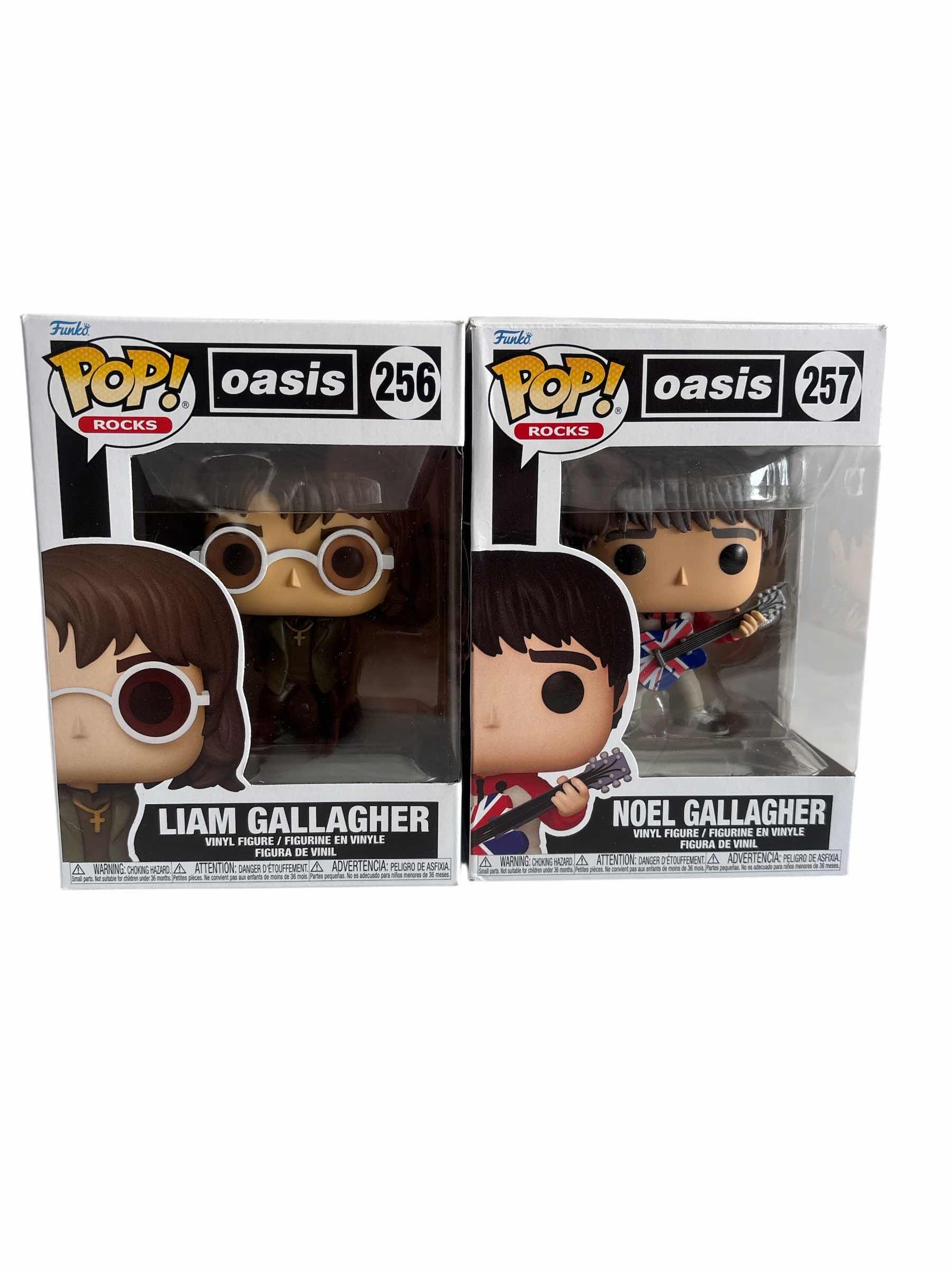 Photo 1 of 2(PCS) NIB FUNKO POP LIAM GALLAGHER & NOEL GALLAGHER OASIS